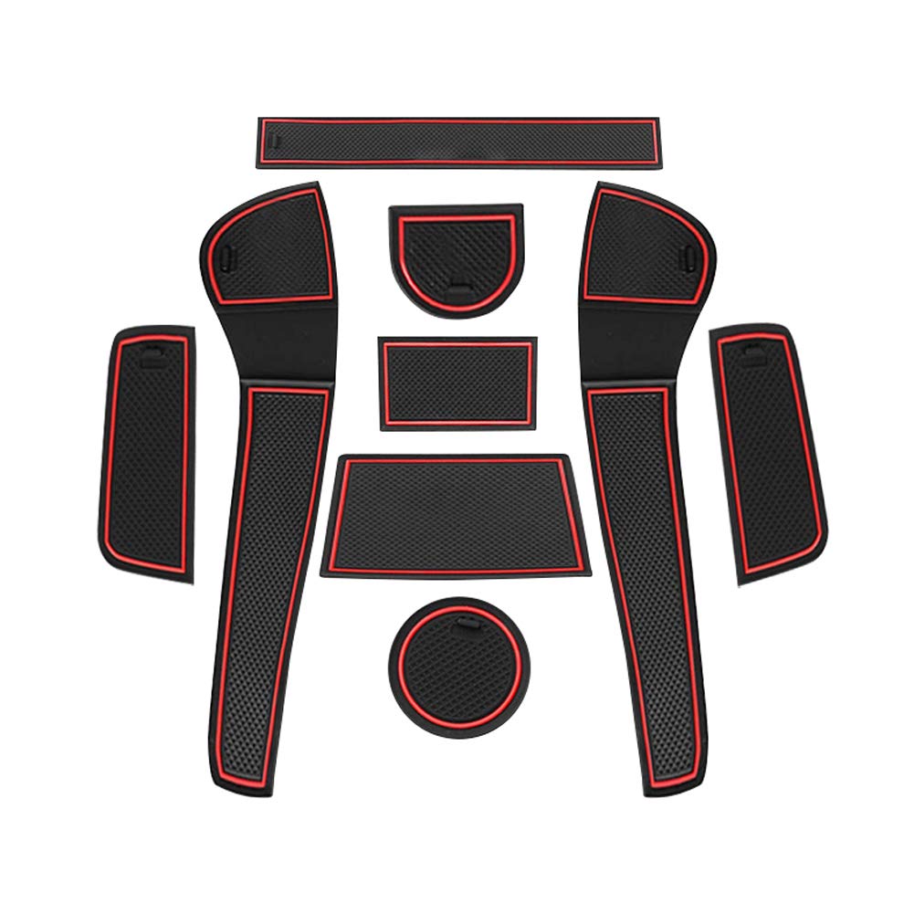 CDEFG Kompatibel mit VW UP Skoda Citigo SEAT MII 2013-2023 2024 Mittelkonsole Gummimatten Innere Türschlitz rutschfest Antirutschmatte Becherhalter Matte Armlehne Aufbewahrung UP Citigo MII Zubehör CDEFG Kompatibel mit VW UP Skoda Citigo SEAT MII 2013-2023 2024 Mittelkonsole Gummimatten Innere Türschlitz rutschfest Antirutschmatte Becherhalter Matte Armlehne Aufbewahrung UP Citigo MII Zubehör von CDEFG