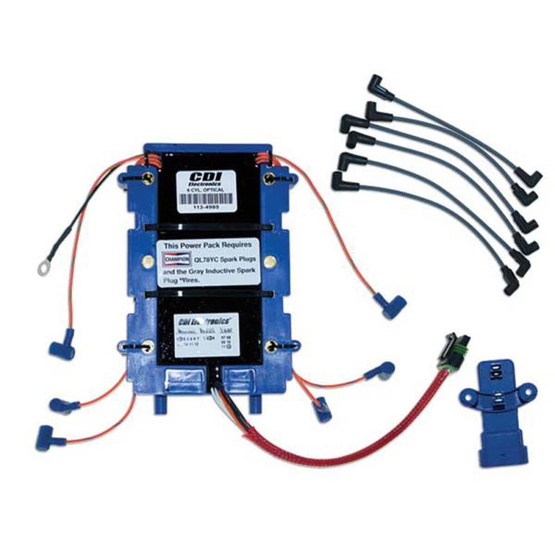 CDI Electronics 113-6367K 1 Johnson/Evinrude Power Pack Kit – 6 Zylinder (1991-2006) von CDI Electronics