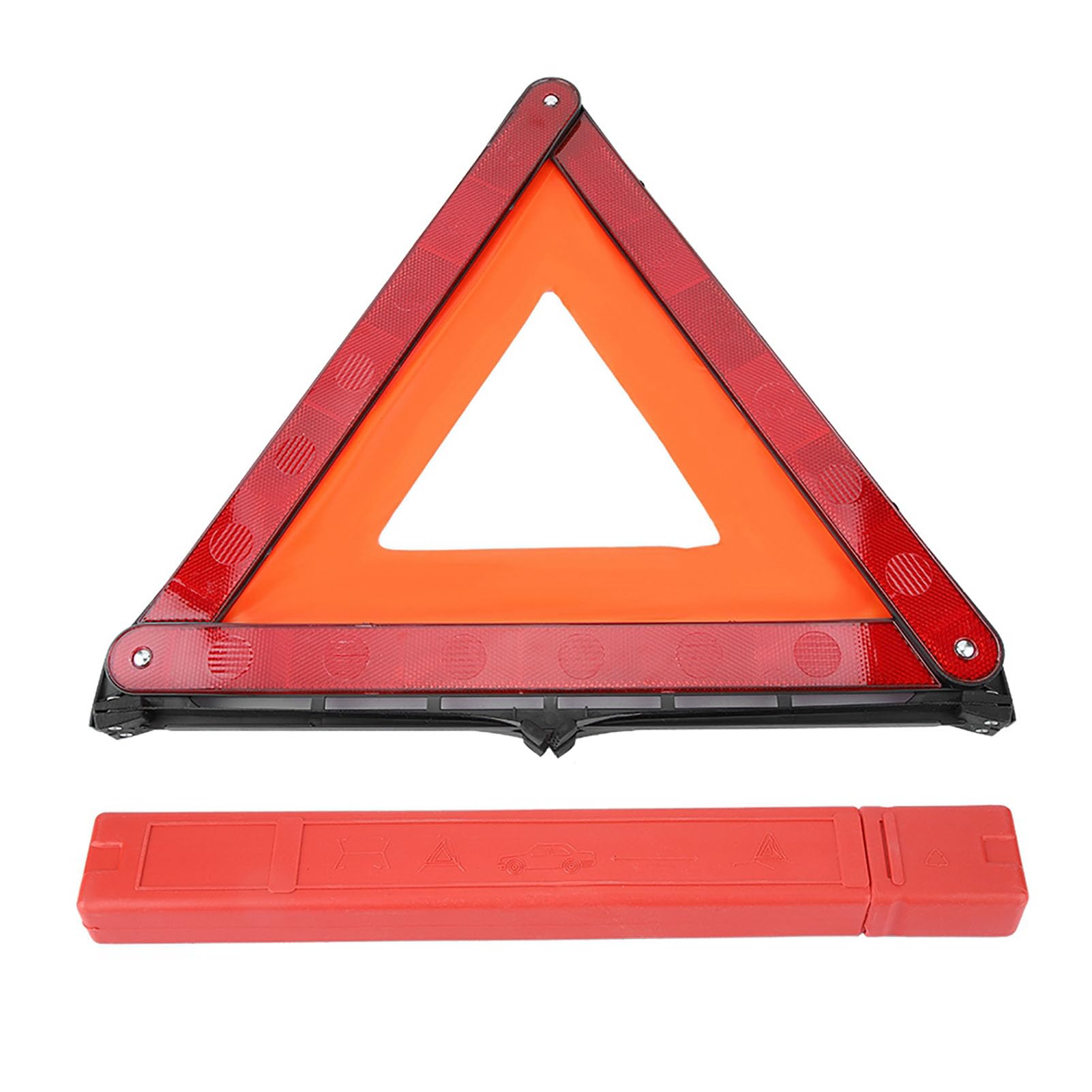 CDQL Sicherheitsdreiecke Dot-geprüft, Sicherheitsdreieck-Set, Faltbares Reflektierendes Auto-Dreieck-Notfall-Fehlerschild, Warntafel, Auto-Stoppschild CDQL Sicherheitsdreiecke Dot-geprüft, Sicherheitsdreieck-Set, Faltbares Reflektierendes Auto-Dreieck-Notfall-Fehlerschild, Warntafel, Auto-Stoppschild von CDQL
