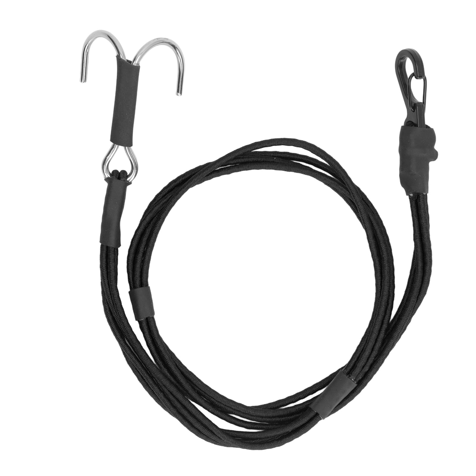 Kinetisches Seilwindenband auf Raupen, RC-Gurt, Abschleppseil, elastisch, mit Haken, für Auto 1/10 1/8 RC(schwarz) von CDQL