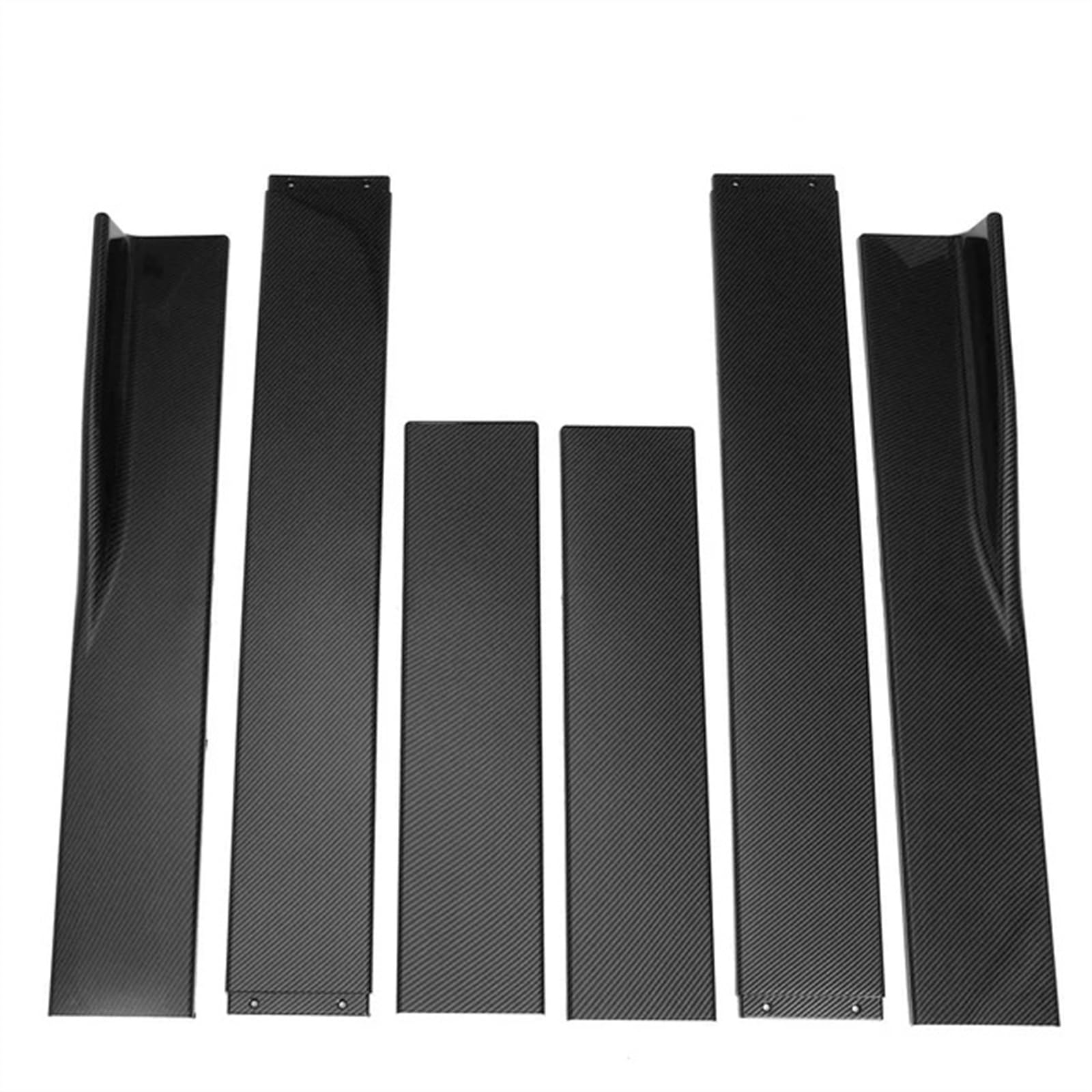 2,2 m Seitenschweller-Verlängerung, Rocker-Splitter, Diffusor-Winglet-Bodykit, Kompatibel Für 14–20 BMW F32 F33 F36 4er-Serie, Sportwagen-Zubehör(2.2 Carbon Look) von CDQMTGCM