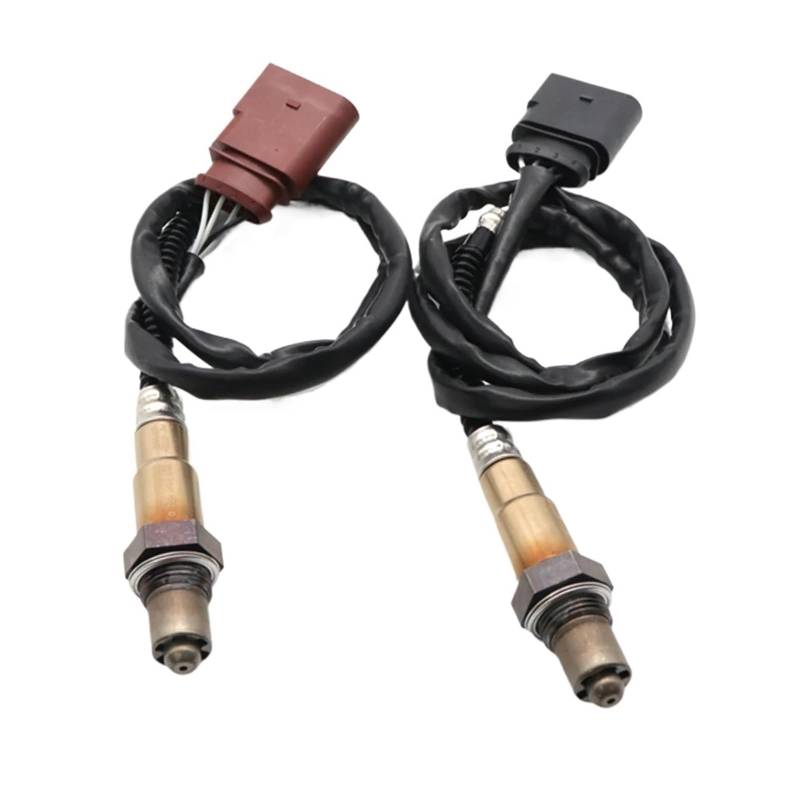 2 Pcs Auto Upstream & Downstream Lambda O2 Sauerstoff Sensor 234-4809 & 234-4808 Kompatibel Für VW KÄFER kompatibel Für Audi TT 06A906262Q 06A906262F von CDQMTGCM