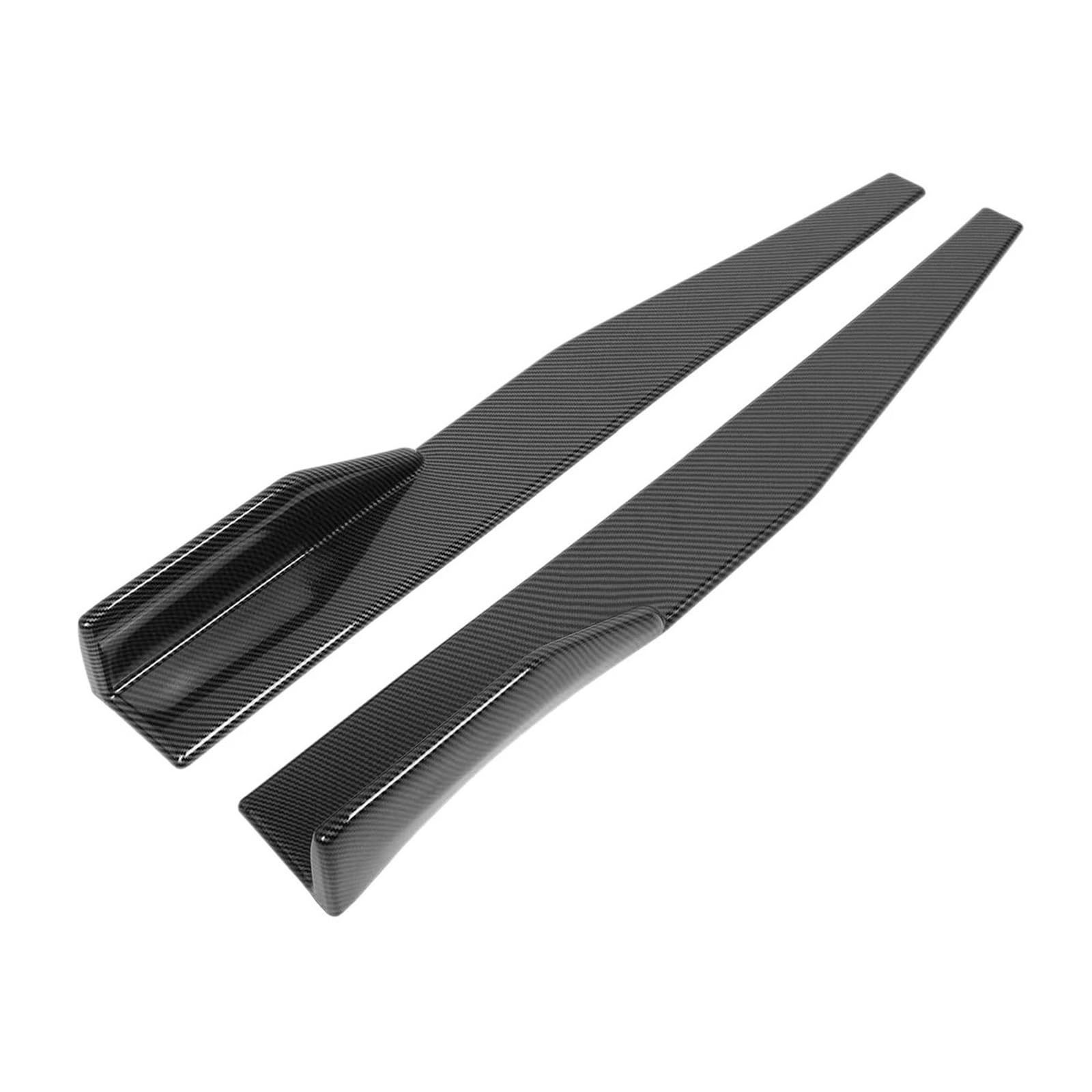2 Stück 86 cm / 33,8 Zoll Carbonfaser-Muster PP Universal-Hinterseitenschweller-Winglets-Diffusoren Kompatibel für Auto-LKW-SUV 2 Stück 86 cm / 33,8 Zoll Carbonfaser-Muster PP Universal-Hinterseitenschweller-Winglets-Diffusoren Kompatibel für Auto-LKW-SUV von CDQMTGCM