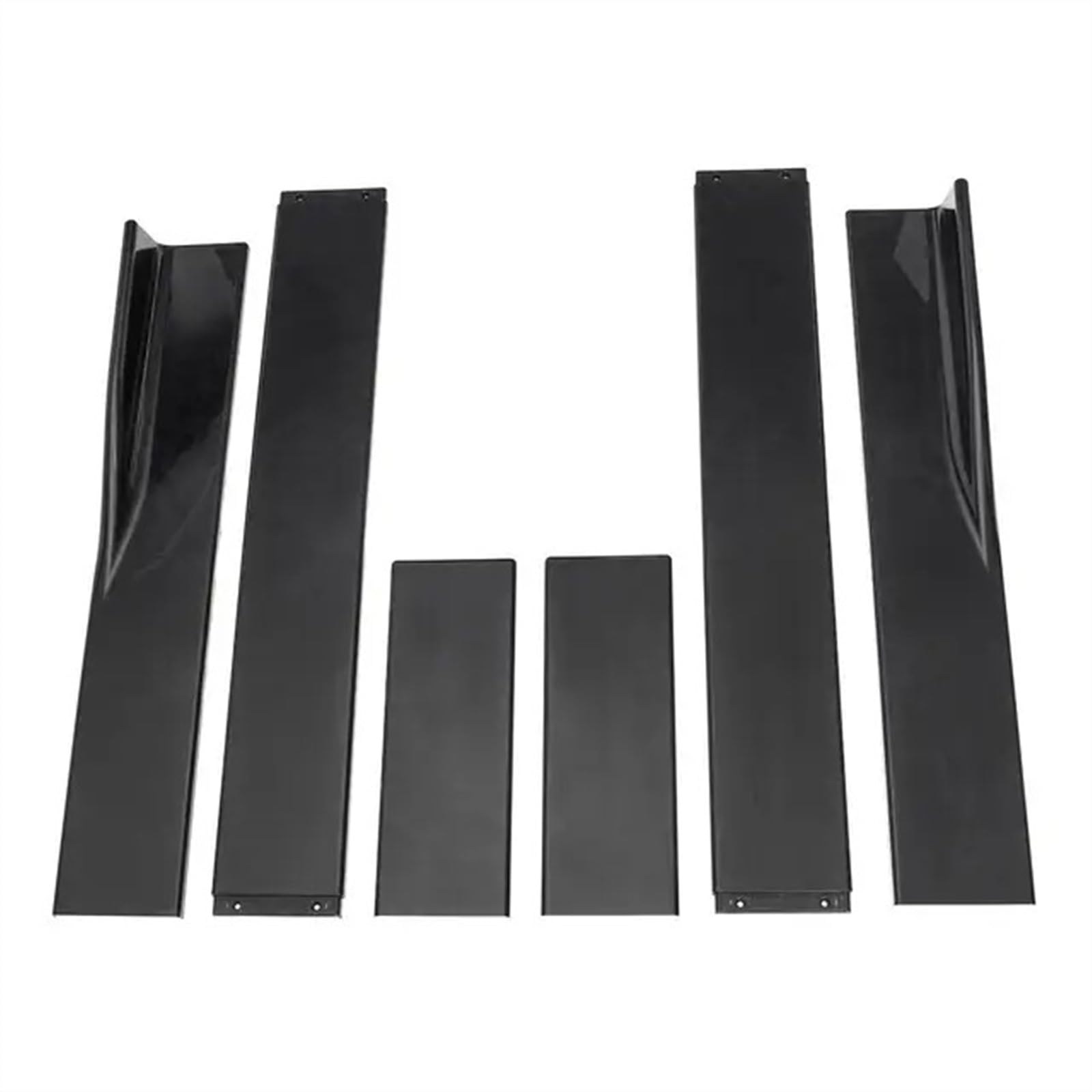 2M Seitenschweller Universal Kompatibel Für Ford Mustang GT Shelby 2016-2022 Verlängerungsschürze Splitter Spoiler Winglet Body Kit Autozubehör(2M Black) von CDQMTGCM