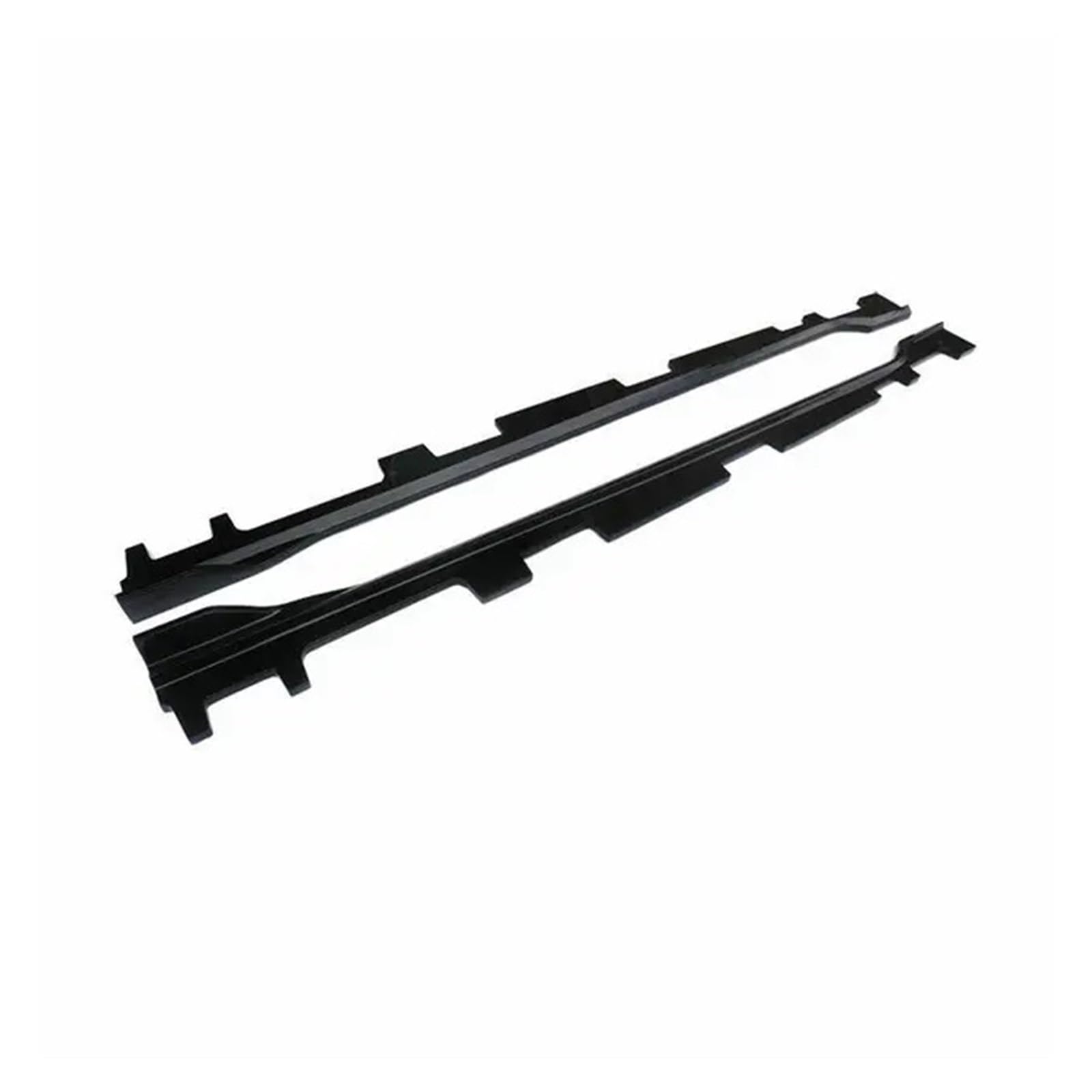 4 Stück Seitenschweller kompatibel für Honda Accord 10. 2018–2022, Auto-Unterseitenverlängerungslippensatz, Karosserie-Schwellerplatte, mattschwarz, Carbonfaser-Stil(Glossy Black) von CDQMTGCM