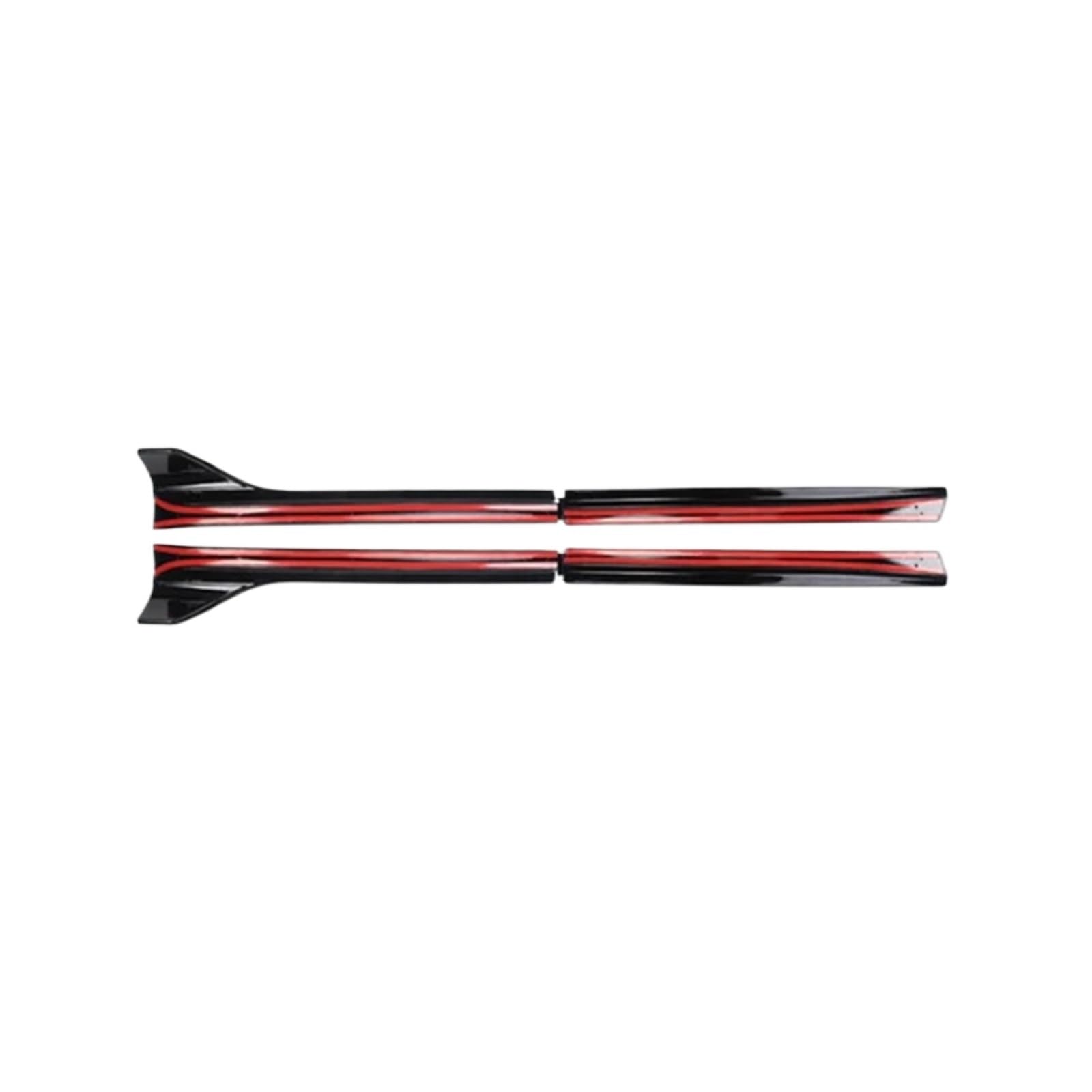 4 Teile/satz Kompatibel Für 2020 21 22 Tesla Modell Y Auto Seitenschweller Verlängerung Rocker Panels Lip Splitter Spoiler Stoßstange Zubehör Teile(Glossy Black) von CDQMTGCM