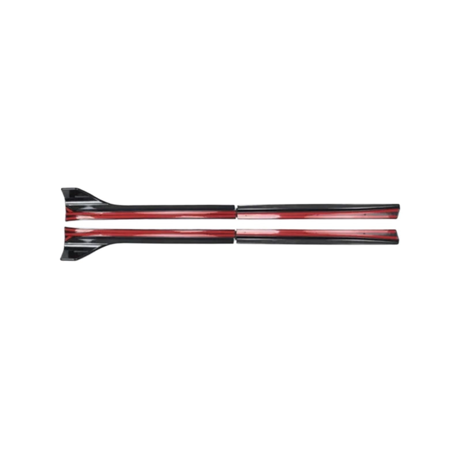 4 Teile/satz Kompatibel Für 2020 21 22 Tesla Modell Y Auto Seitenschweller Verlängerung Rocker Panels Lip Splitter Spoiler Stoßstange Zubehör Teile(Glossy Carbon) von CDQMTGCM