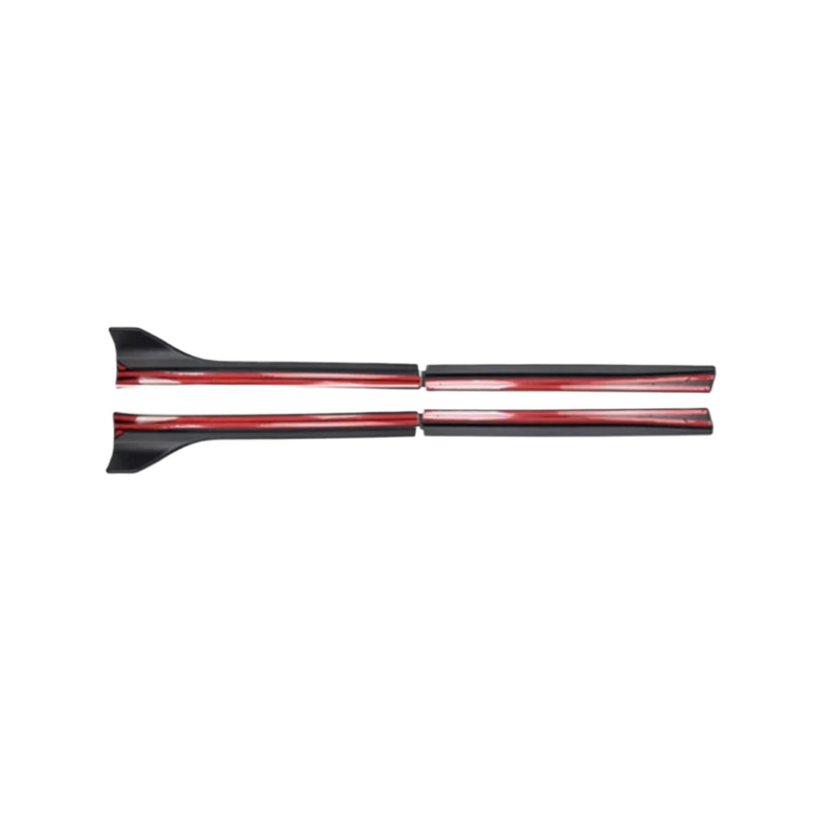 4 Teile/satz Kompatibel Für 2020 21 22 Tesla Modell Y Auto Seitenschweller Verlängerung Rocker Panels Lip Splitter Spoiler Stoßstange Zubehör Teile(Matte black) von CDQMTGCM
