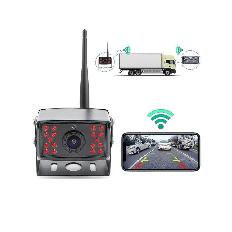5G WiFi Drahtlose Rückfahrkamera Auto DVR Recorder Kamera Kompatibel for LKW, Wohnmobil, Camper von CDQMTGCM