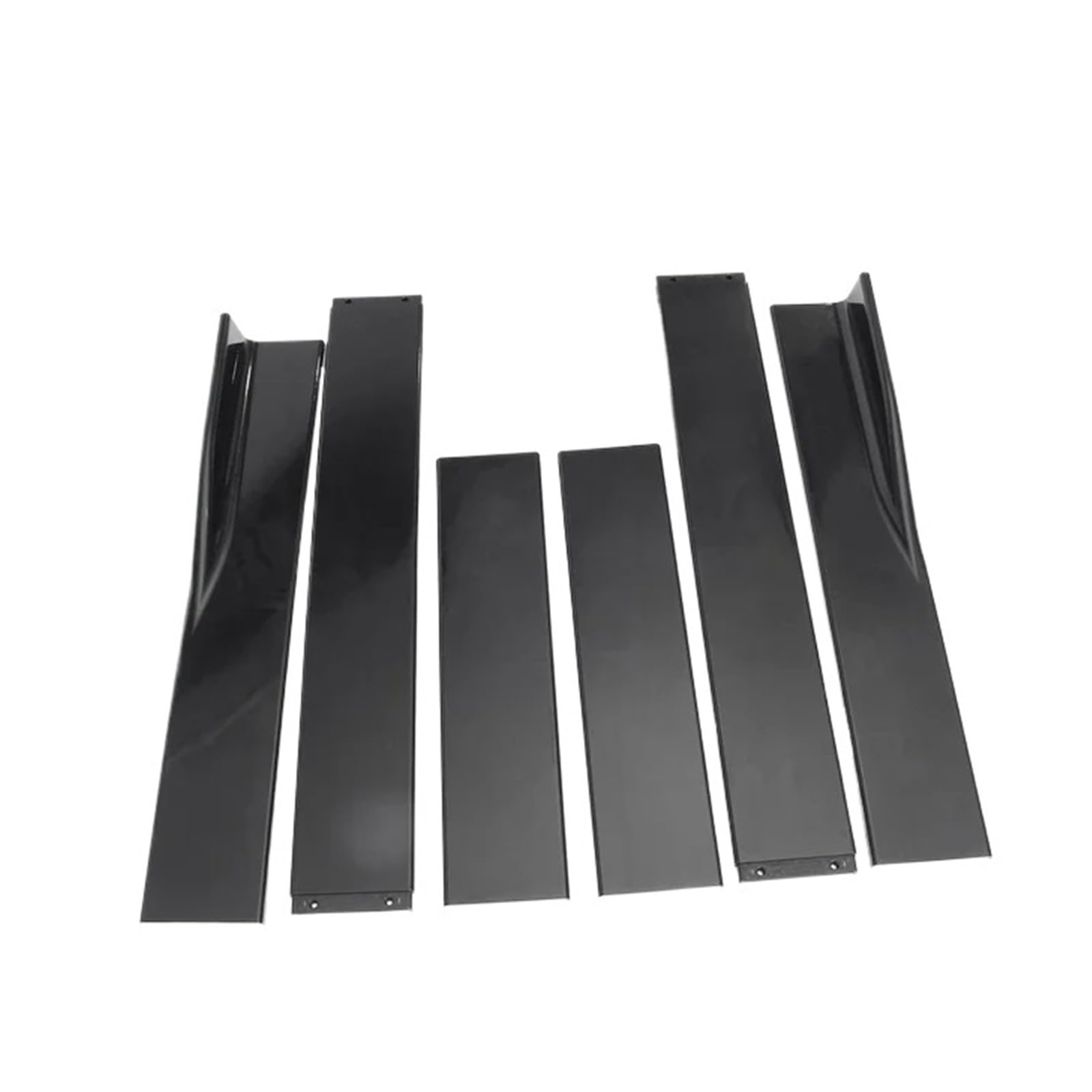 78,7"/86,6" Seitenschweller-Verlängerungs-Bodykit, universell kompatibel für Mercedes Benz W204 08-14 C-Klasse, Schürzen-Winglet, Autozubehör(86.8IN Black) von CDQMTGCM