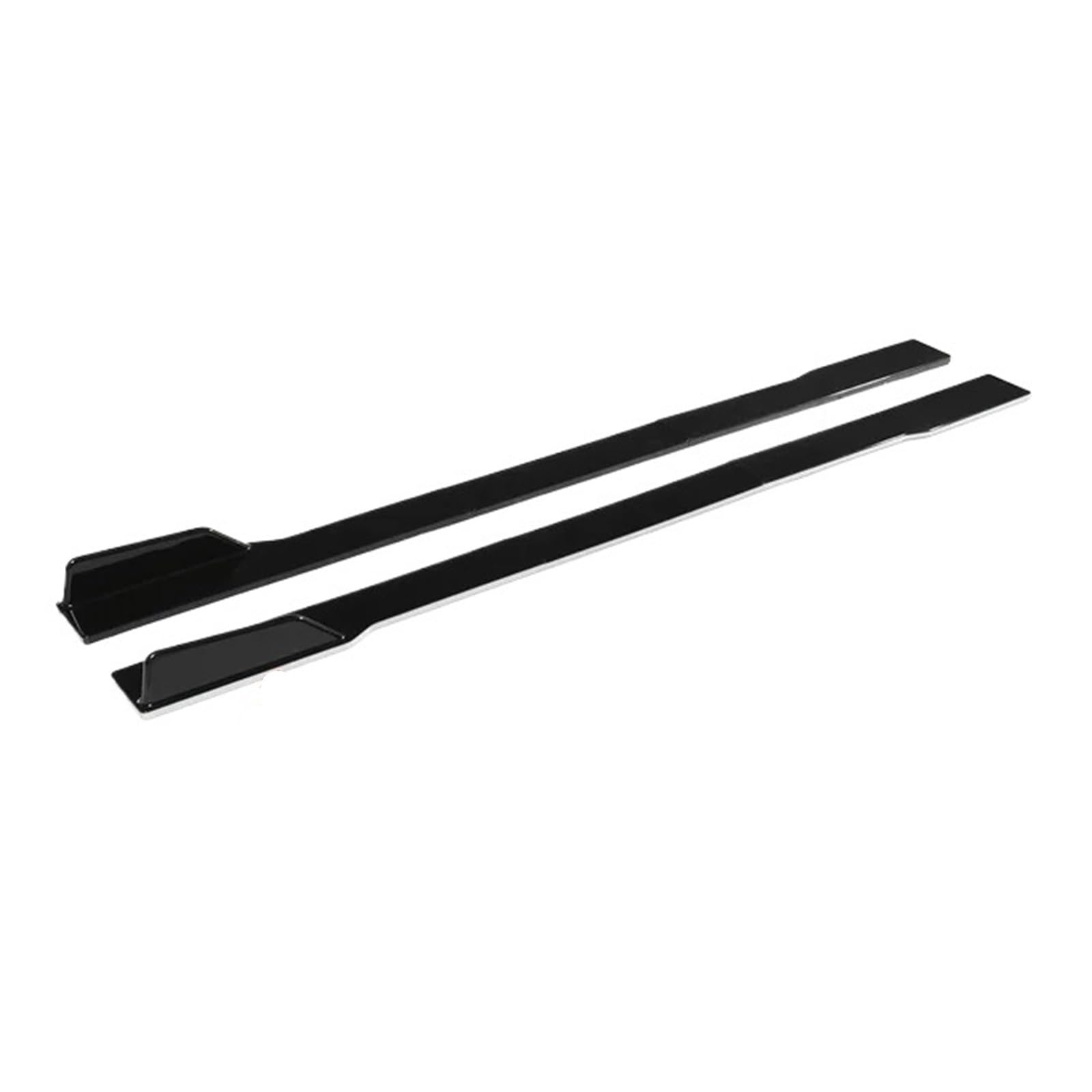 78,7 '' 2 m Auto-Seitenschweller-Erweiterungen Spoiler-Wipplippe Kompatibel für BMW F32 F33 F36 F30 F80 M3 F82 G30 G31 E39 E46 E90 E92 X5 X6 Body Kit(Black white) von CDQMTGCM