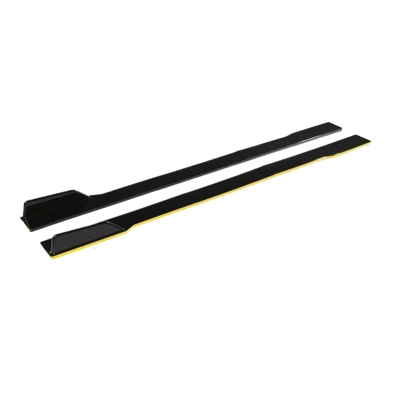 78,7 '' 2 m Auto-Seitenschweller-Erweiterungen Spoiler-Wipplippe Kompatibel für BMW F32 F33 F36 F30 F80 M3 F82 G30 G31 E39 E46 E90 E92 X5 X6 Body Kit(Black yellow) von CDQMTGCM