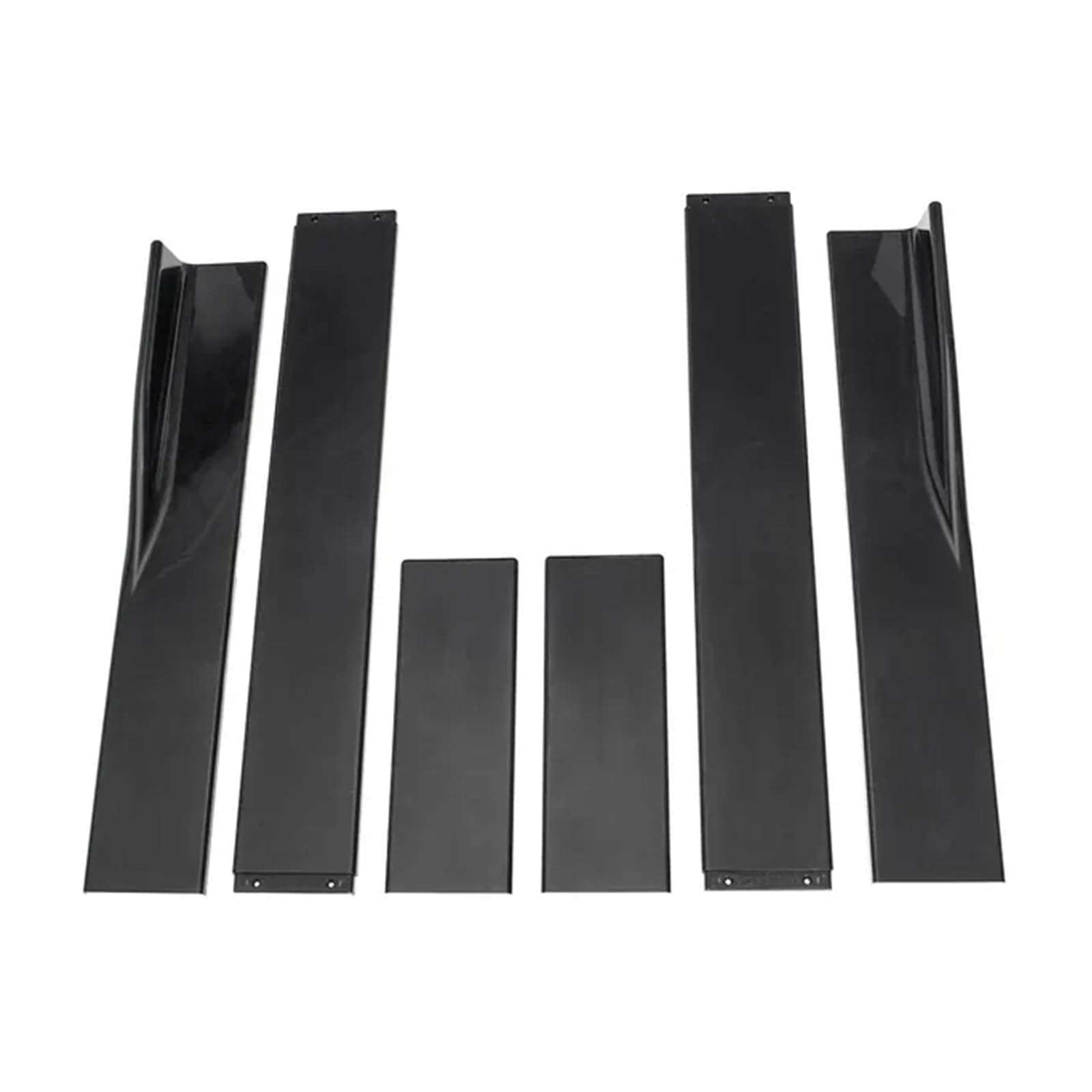 78,7" Seitenschweller-Verlängerungssatz, universell kompatibel für Subaru WRX STi 2000–2024, Schürzensplitter, Lippenflügel, Auto-Tuning-Zubehör(Glossy Black) von CDQMTGCM