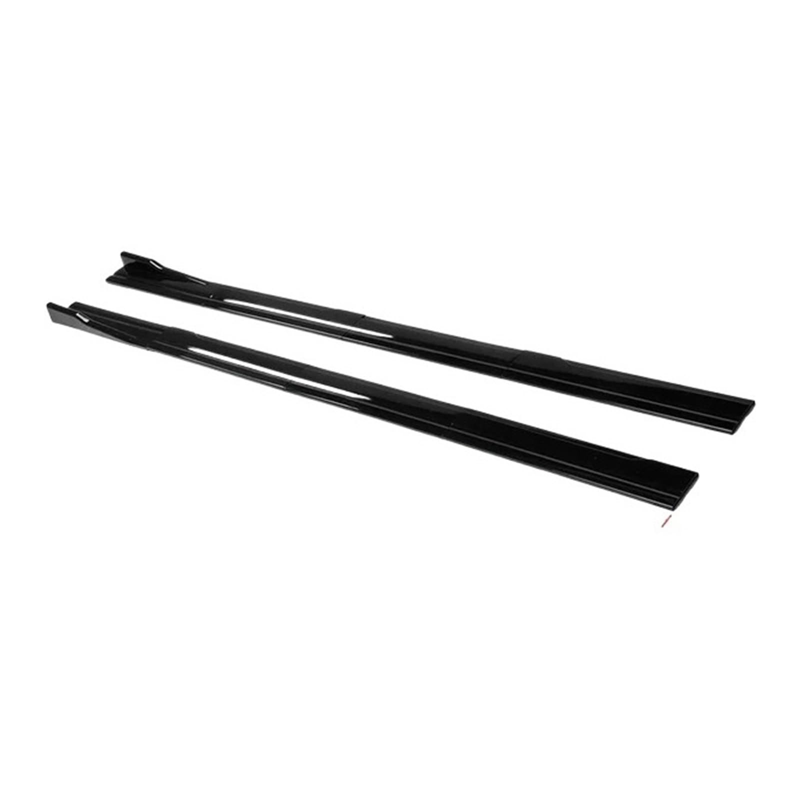 8 Stück 2,2 m Auto-Seitenschweller-Verlängerung, Splitter-Winglet, Seitenflügel, Stoßstangenlippe, kompatibel für Audi A3 S-Linie/S3 2017–2019(Bright black) von CDQMTGCM