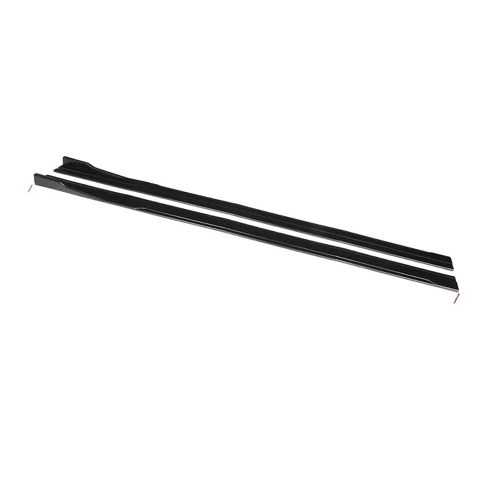 8 Stück 2,2 m Auto-Seitenschweller-Verlängerung, Splitter-Winglet, Seitenflügel, Stoßstangenlippe, kompatibel für Audi A3 S-Linie/S3 2017–2019(Matte black) von CDQMTGCM