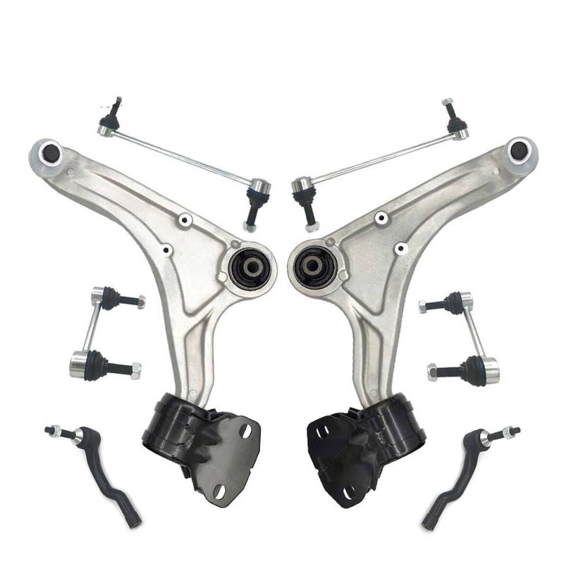 8-teiliges Front-Querlenker-Kit mit Spurstangenkopf und Stabilisator-Endstücken, Kompatibel Für Ford Fusion, Kompatibel Für Lincoln MKZ 2013 2014 2015 2016 von CDQMTGCM