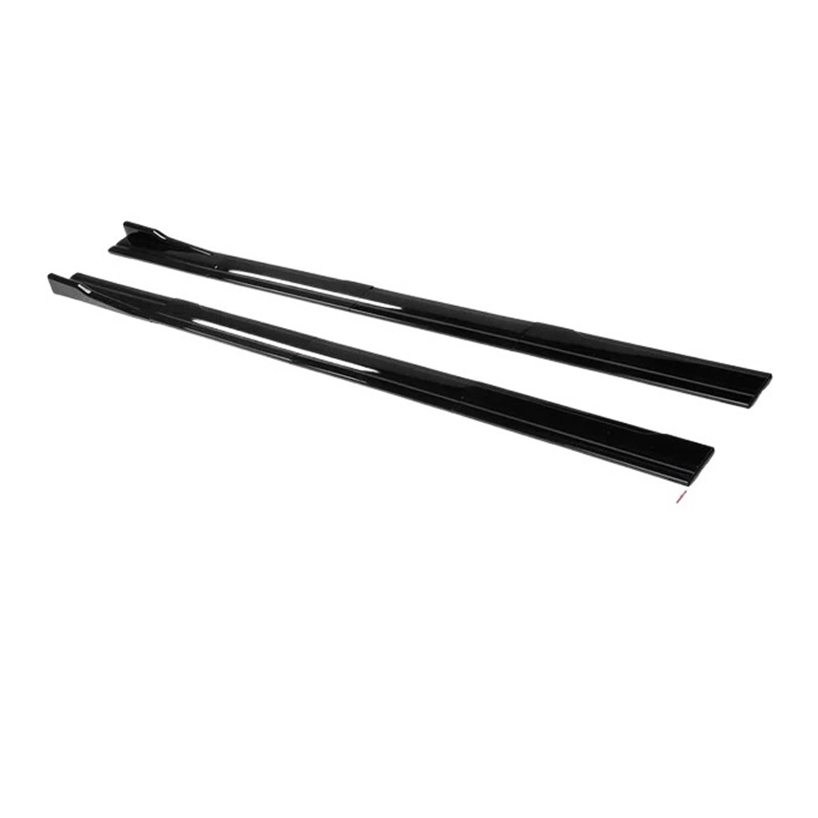 ABS 2,2 m Seitenschwellerverlängerung, Rocker-Splitter, Separator-Stoßstangen-Diffusorflügel, Kompatibel Für A6 C8 Standard 2020–2023(Glossy Black) von CDQMTGCM