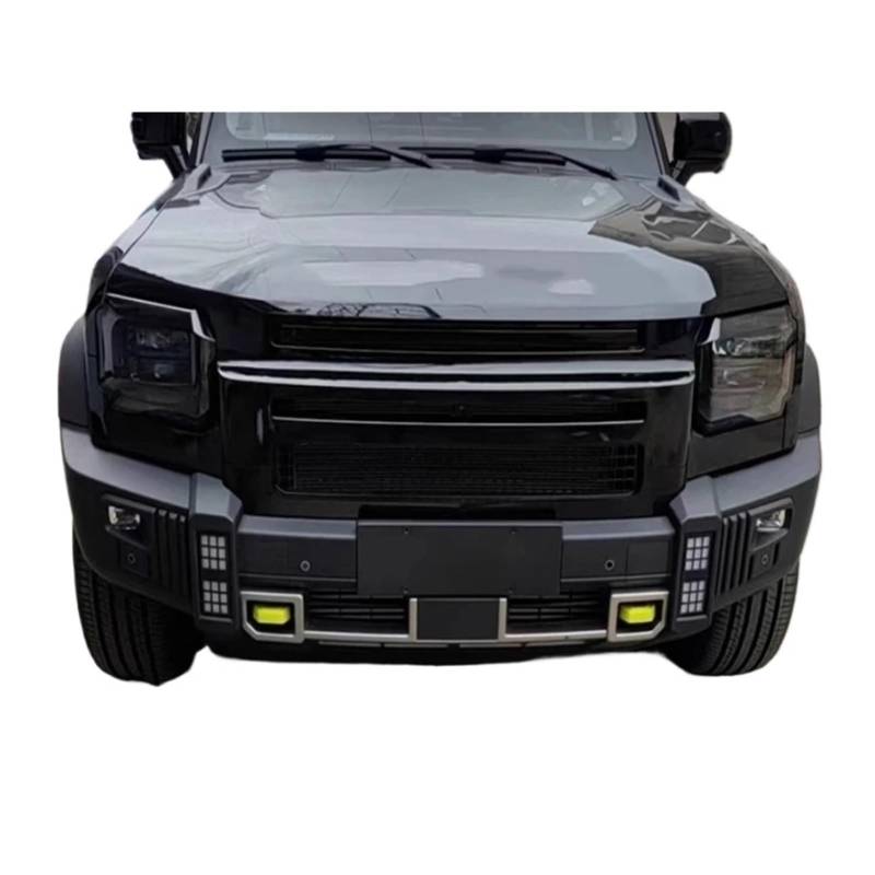 Auto-Kühlergrill, kompatibel mit JETOUR Traveller T2 2023 2024, modifizierter Kühlergrill vorne, schwarze Auto-Außenverkleidungsteile von CDQMTGCM