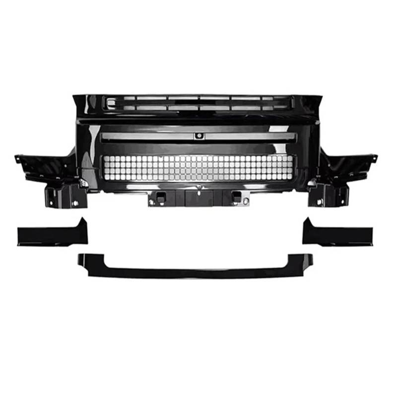 Auto-Kühlergrill kompatibel for Jetour Traveller T2 2023 2024, modifizierter Kühlergrill vorne, schwarzes Auto-Außenteil von CDQMTGCM