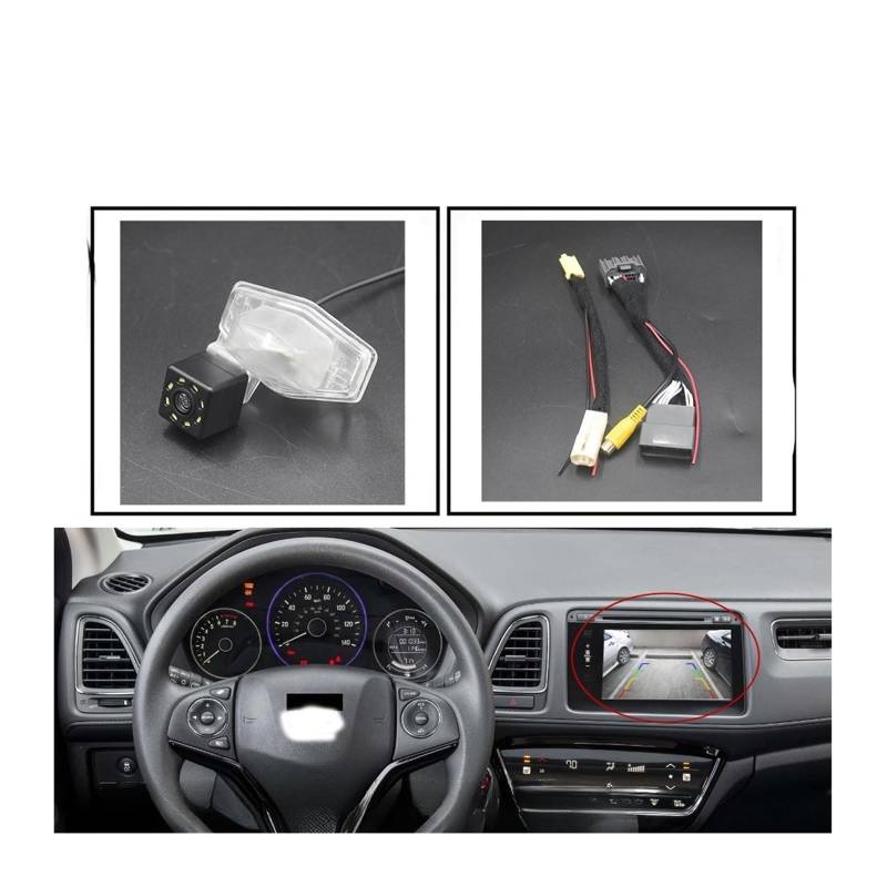 Auto Rückansicht Reverse Back Up Parkkamera Kompatibel for Vezel Kompatibel for HR-V 2013~2019 von CDQMTGCM