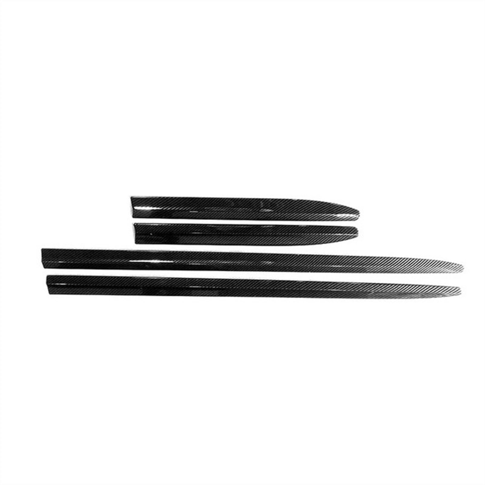 Autozubehör Kompatibel für Ford Explorer 2020-2023 ABS Chrom Carbon Seitentür Karosserieleisten Röcke Kratzfeste Abdeckungsverkleidung(Carbon fiber LOOK) von CDQMTGCM