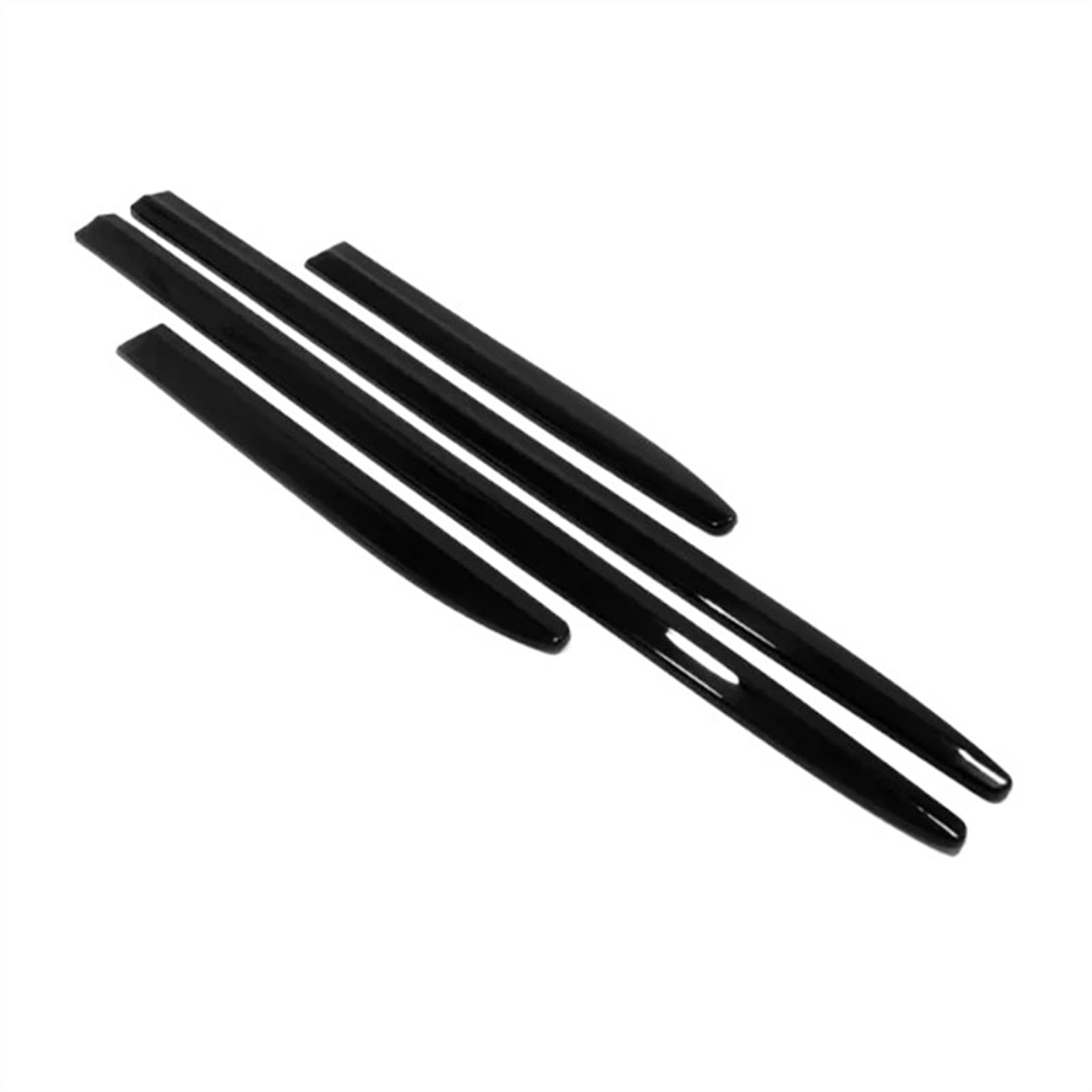 Autozubehör Kompatibel für Ford Explorer 2020-2023 ABS Chrom Carbon Seitentür Karosserieleisten Röcke Kratzfeste Abdeckungsverkleidung(Glossy Black) von CDQMTGCM