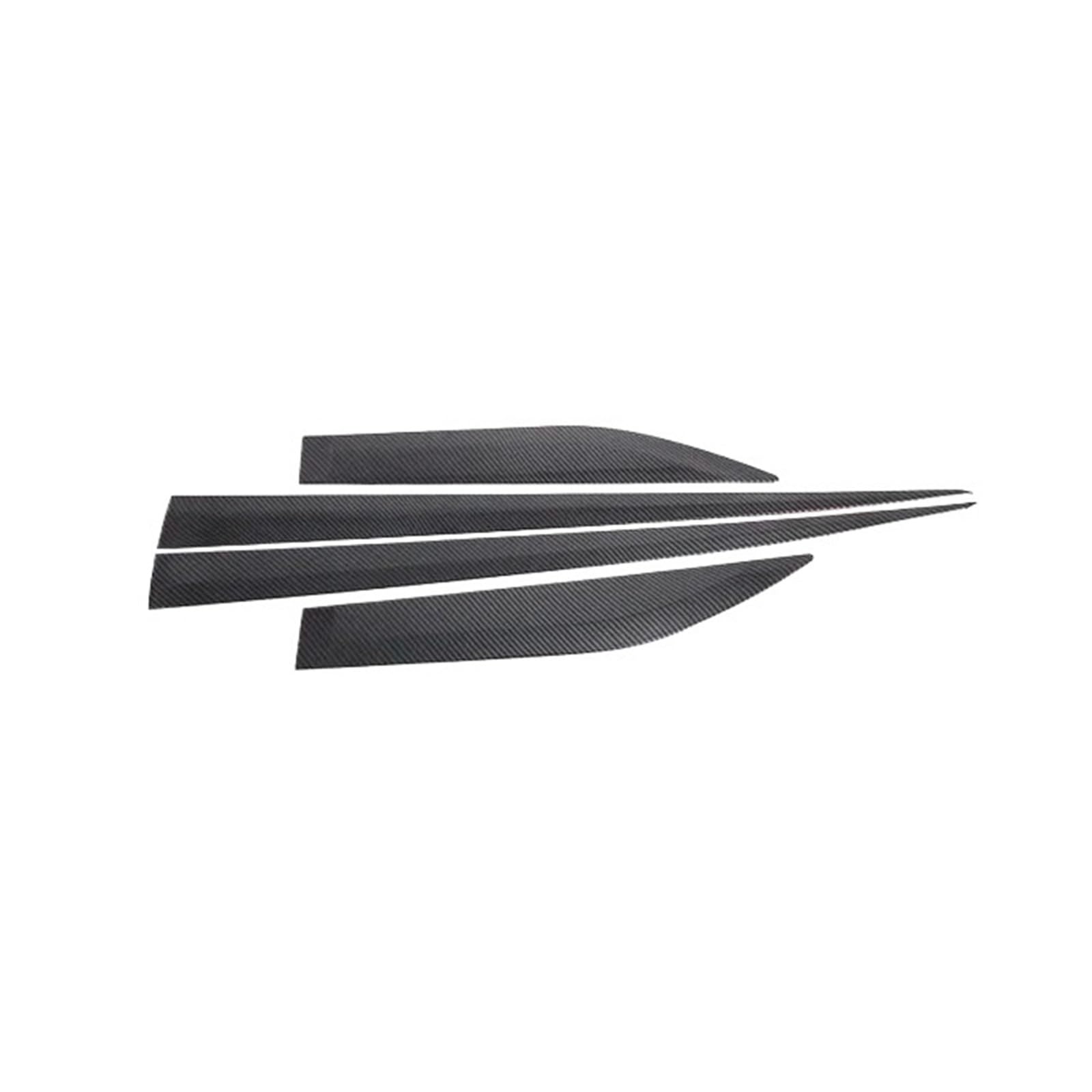Autozubehör Kompatibel für Sentra Sylphy 2020-2023 ABS Chrom Carbon Seitentür Karosserieleisten Röcke Kratzabdeckung Verkleidung 4 STK(Carbon fiber LOOK) von CDQMTGCM