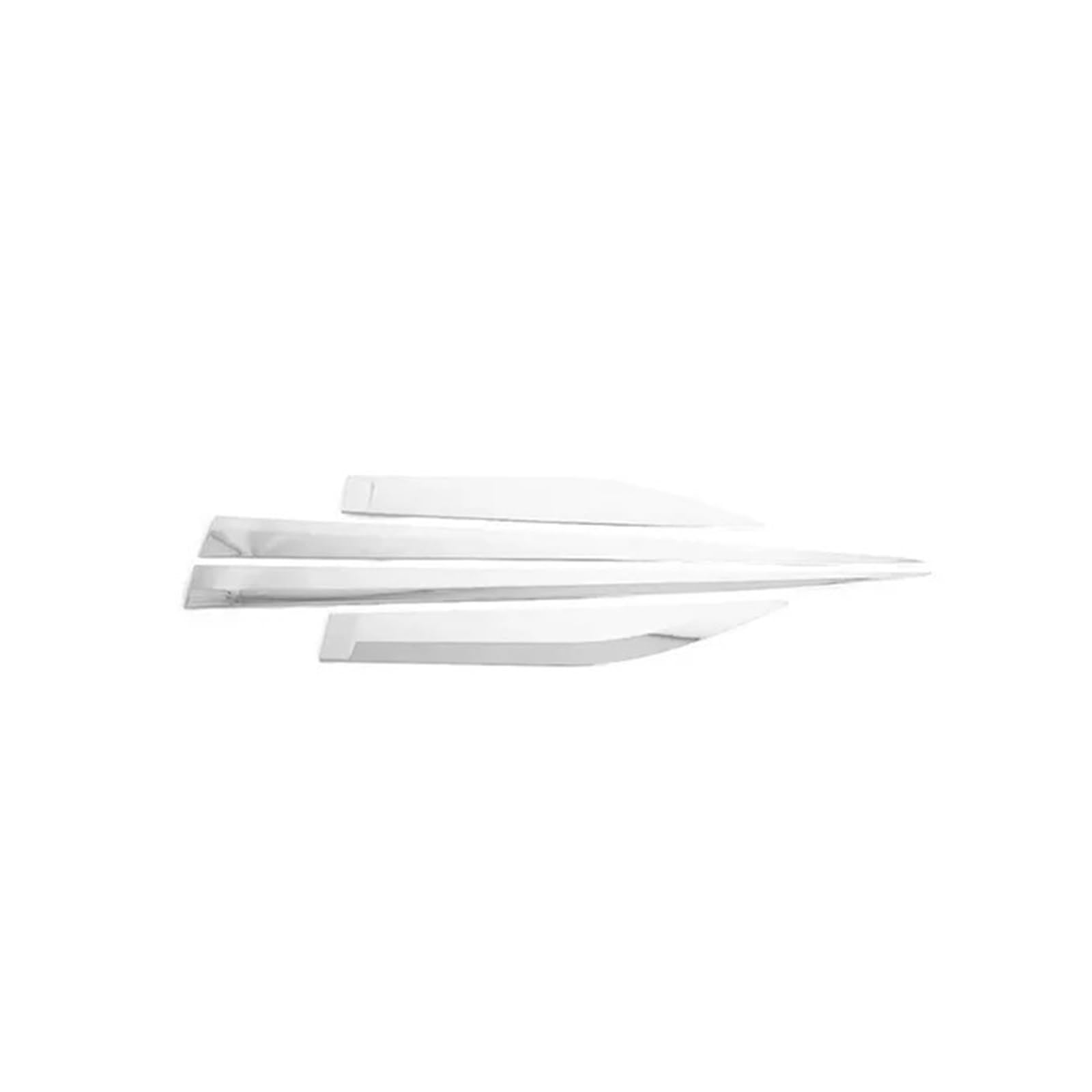 Autozubehör Kompatibel für Sentra Sylphy 2020-2023 ABS Chrom Carbon Seitentür Karosserieleisten Röcke Kratzabdeckung Verkleidung 4 STK(White) von CDQMTGCM