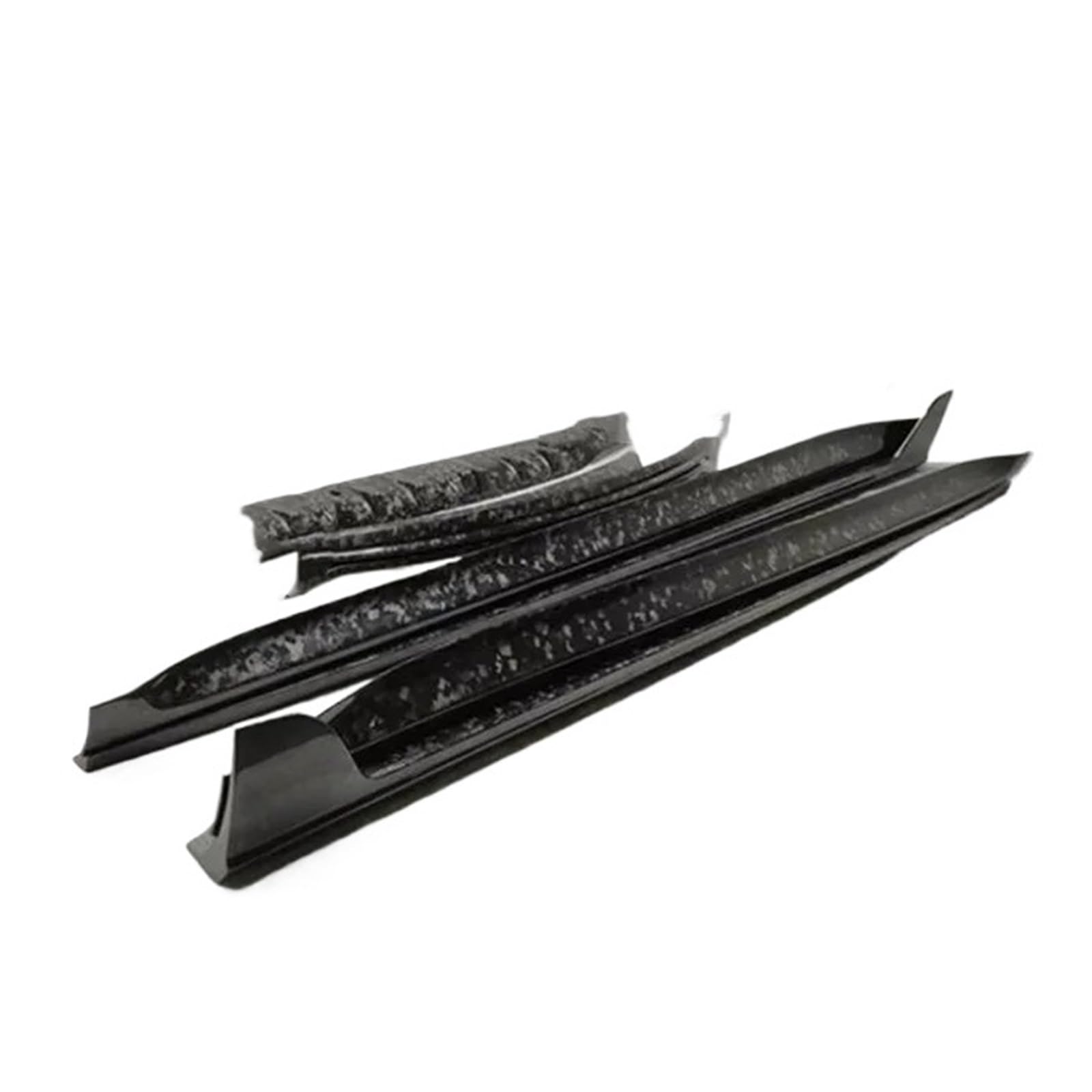 Echtes Schmiedekohlefaser-Seitenschweller-Schürzen-Verlängerungslippen-Bodykit Kompatibel für Porsche Carrera 911 992 2019 2020 2021 2022 2023(Forging Carbon Fiber) von CDQMTGCM