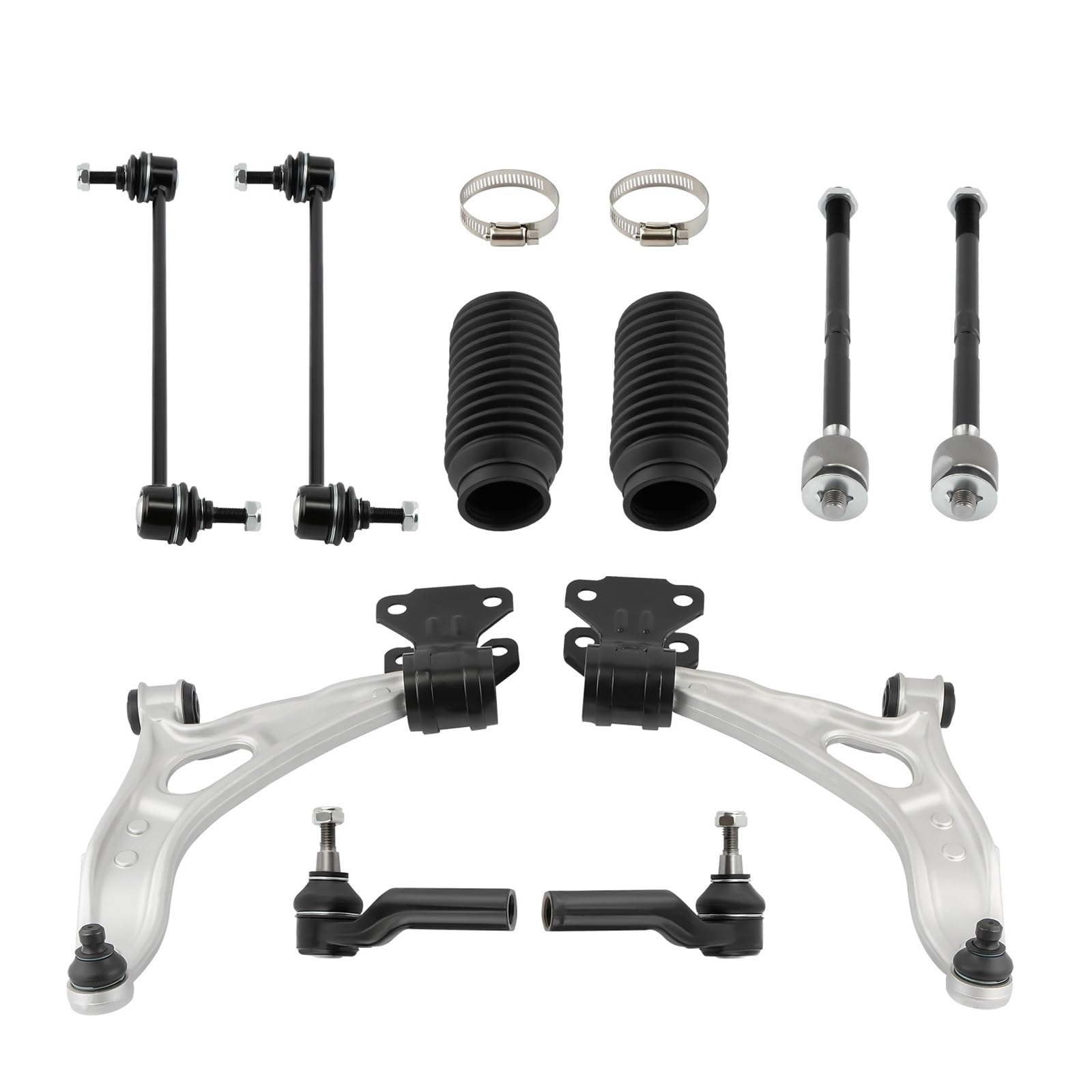 Einstellbare obere und untere vordere Querlenker, Kompatibel Für Ford Focus 2012–2018, ausgenommen 15-Zoll-Räder (381 mm). von CDQMTGCM