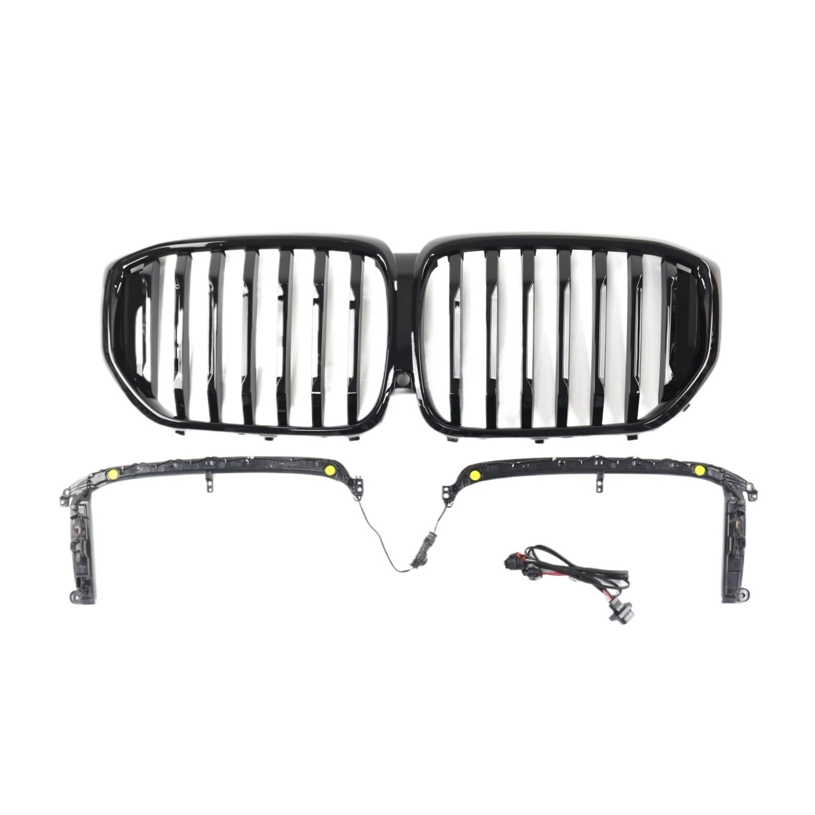 Ersatz-Frontstoßstangengrill, einzeiliges Gitternetz, vorderer Autogrill, kompatibel for X5 G05 2019–2022 Ersatz-Frontstoßstangengrill, einzeiliges Gitternetz, vorderer Autogrill, kompatibel for X5 G05 2019–2022 von CDQMTGCM
