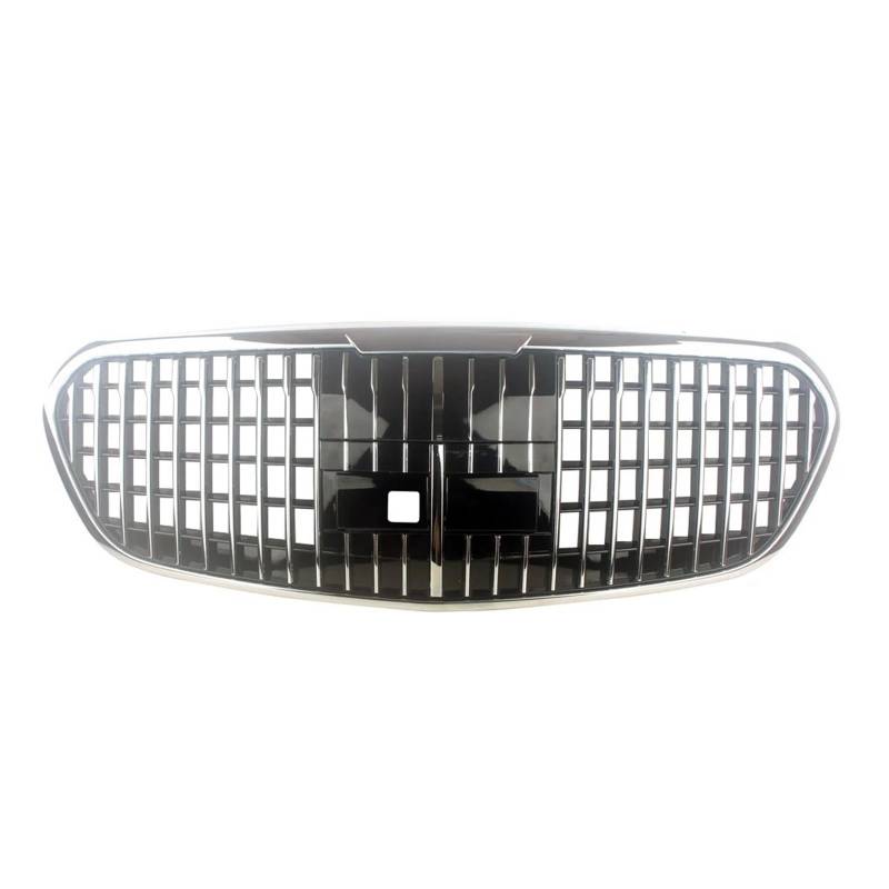 Front Racing Facelift Kühlergrill, oberer Grill, kompatibel for Benz W223 S-Klasse 2021 2022, kompatibel for Maybach-Stil(With Camera Hole) von CDQMTGCM