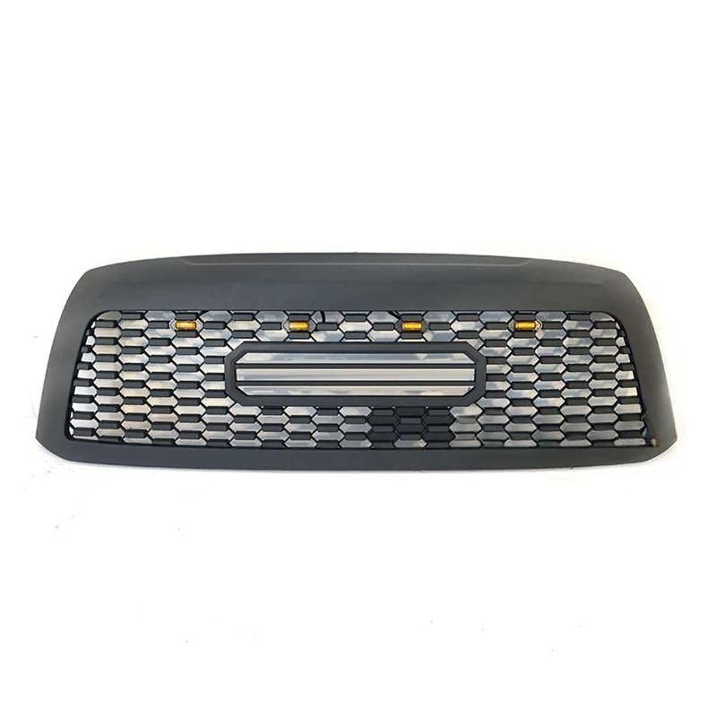 Grill Frontstoßstange Kühlergrill Modifikation Zubehör Dekoration Renngrill mit LED-Leuchten Kompatibel for Sequoia 2010–2018(With LED lights) von CDQMTGCM