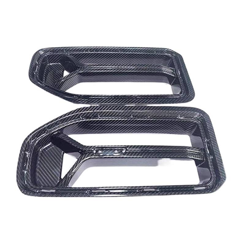 Kompatibel for G87 M2 2022–2023 Coupe 2-Türer, echte Trockenkohlefaser, oberer Stoßstangengrill, Haubenabdeckung, Netzgitter-Körperbausatz(Dry Carbon Fiber) von CDQMTGCM
