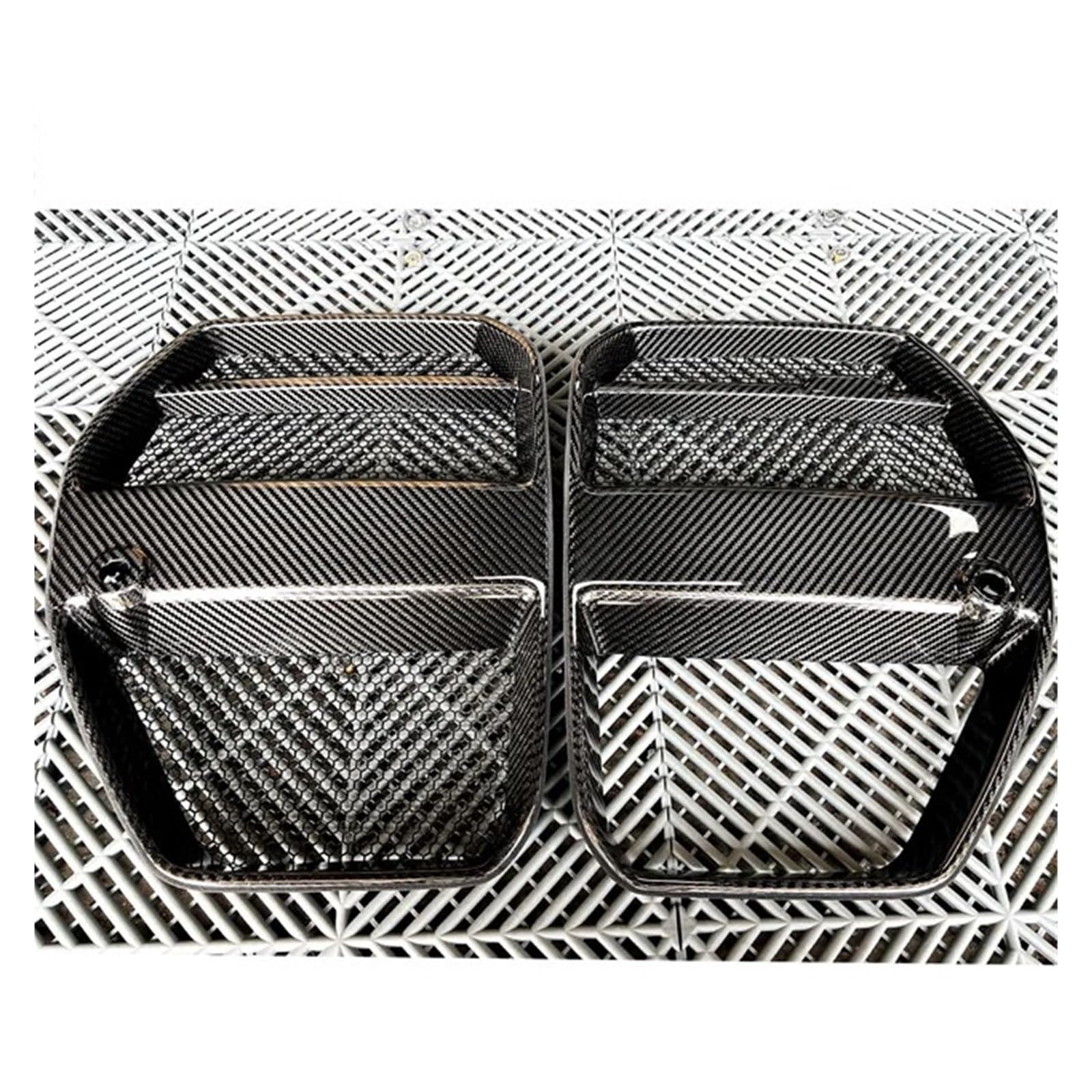 Kompatibel for M-3 G80 G81 M-4 G82 G83 V-Style-Trockenkohlefaser-Frontgrill(With the hex mesh) von CDQMTGCM