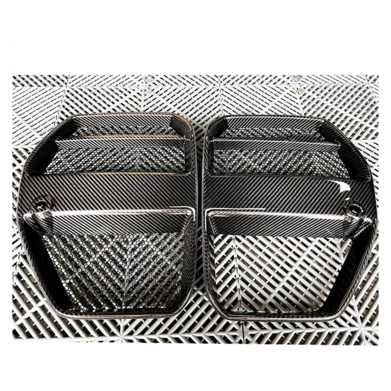 Kompatibel for M-3 G80 G81 M-4 G82 G83 V-Style-Trockenkohlefaser-Frontgrill(With the hex mesh) von CDQMTGCM
