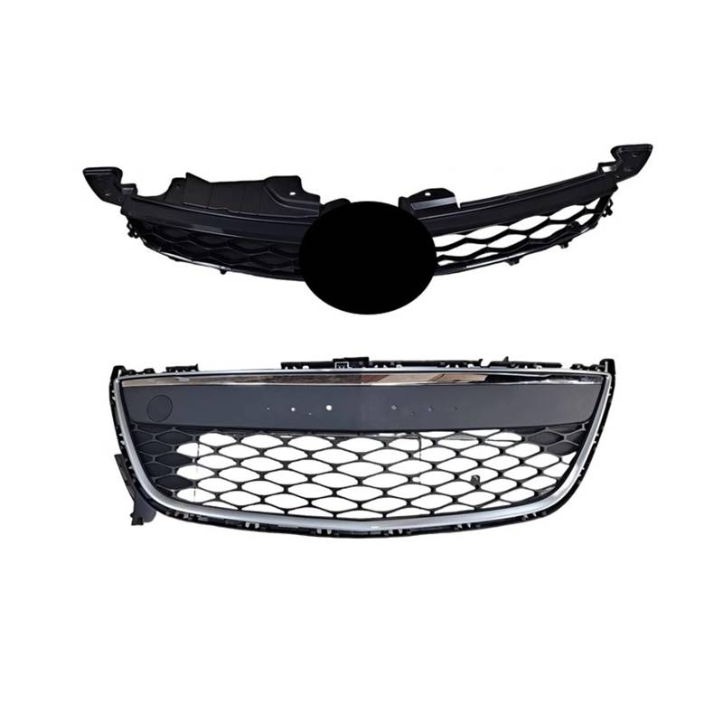 Kühlergrill unten Kühlergrill kompatibel for Mazda CX7 Frontstoßstange Netzmaske Bodykit Autozubehör(2pcs) von CDQMTGCM