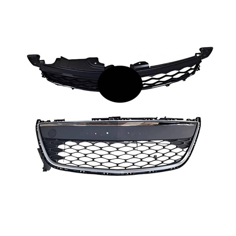 Kühlergrill unten Kühlergrill kompatibel for Mazda CX7 Frontstoßstange Netzmaske Bodykit Autozubehör(2pcs) von CDQMTGCM