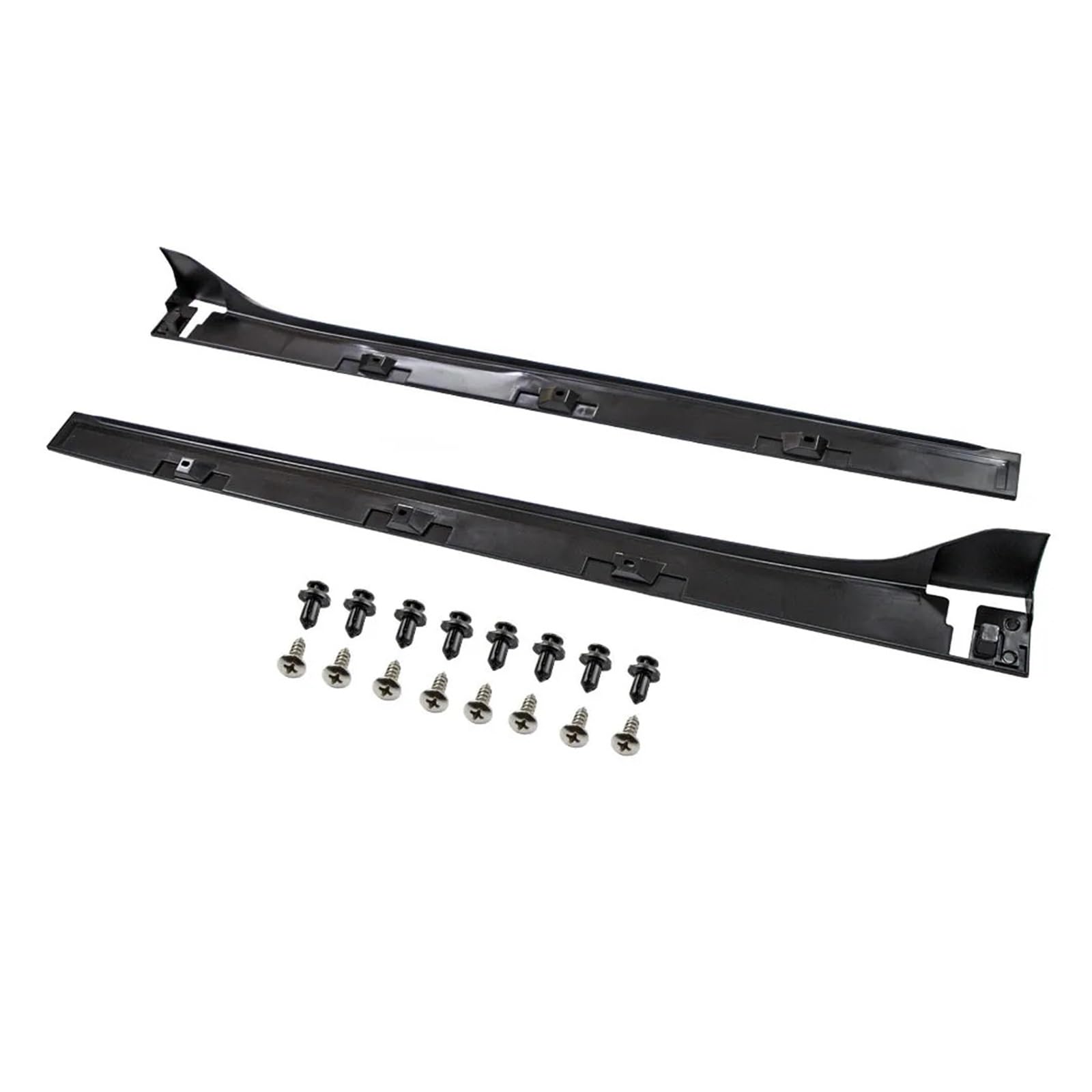 L+R Seitenschwellerverlängerung Type-R Kompatibel für Honda Civic 4-türige Limousine 2016-2019 Schwarz von CDQMTGCM