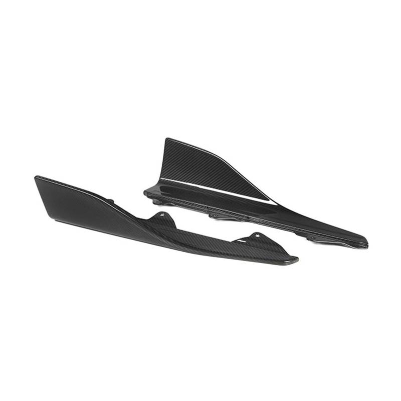 Seitenschweller aus trockener Kohlefaser, MP-Stil, Splitter, Cupwings, Winglets, Kompatibel Für BMW F87 M2 M2C Competition 2014–2019, Canards-Schürze von CDQMTGCM