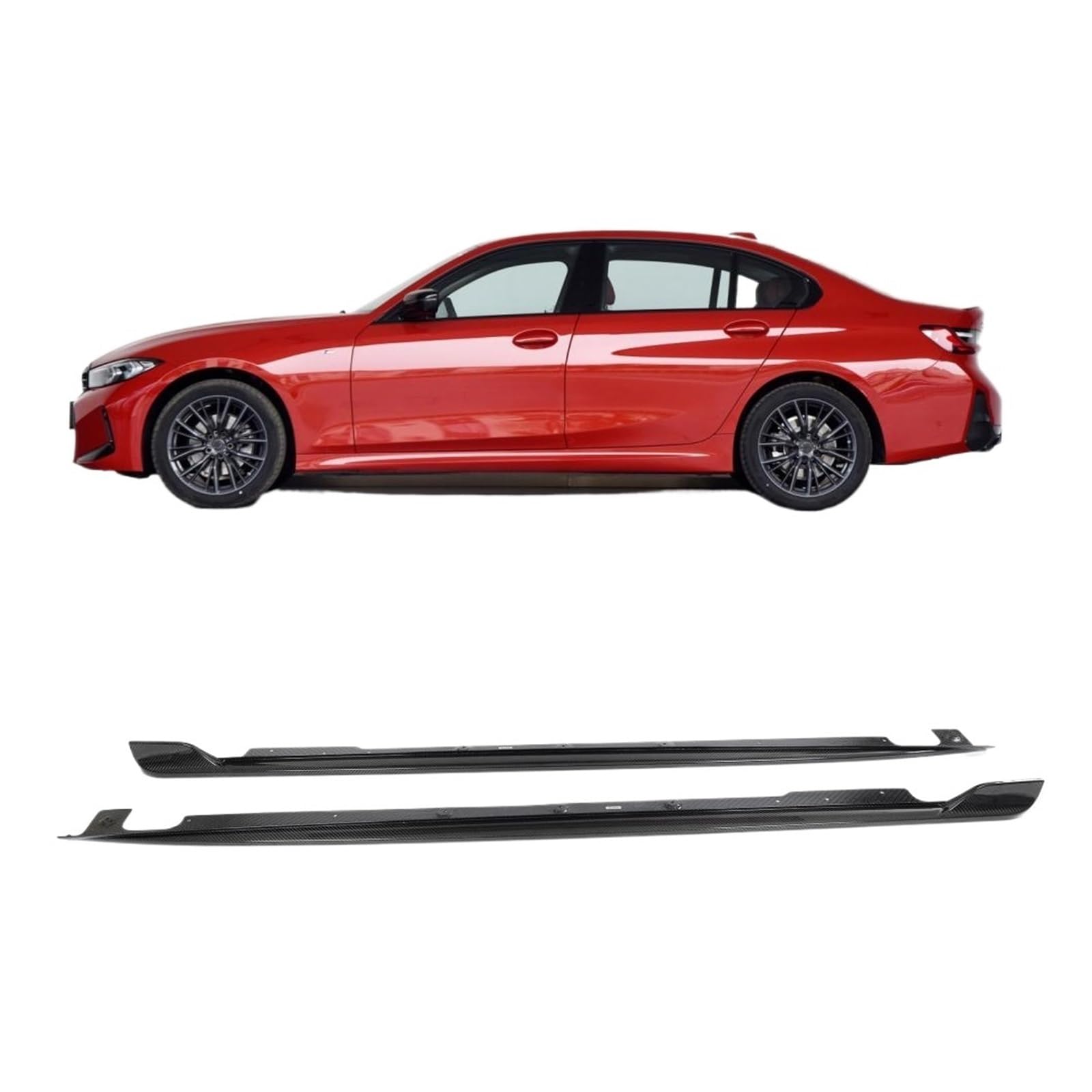 Seitenschwellerverlängerung aus trockenem Carbonfaser-Stoßfänger, Kompatibel Für BMW 3er-Reihe G20 G28 LCI Sport 2022 2023 Bodykits Seitenschwellerverlängerung aus trockenem Carbonfaser-Stoßfänger, Kompatibel Für BMW 3er-Reihe G20 G28 LCI Sport 2022 2023 Bodykits von CDQMTGCM