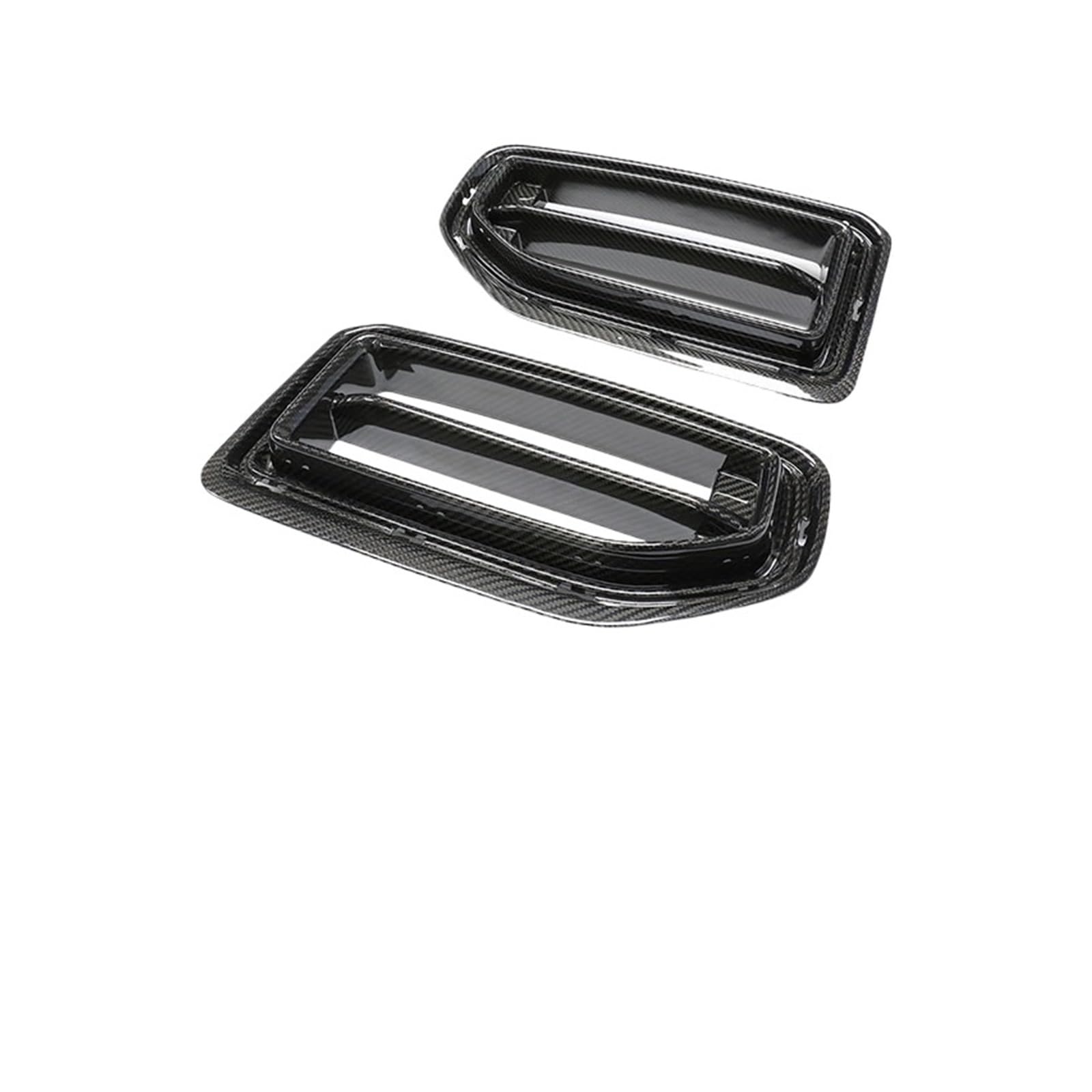 Trockener Carbonfaser-Frontstoßstangen-Entlüftungshauben-Nierengitter-Ersatz-Renngrill, kompatibel mit 2er-Serie G87 M2 2023-IN(YG Style) von CDQMTGCM