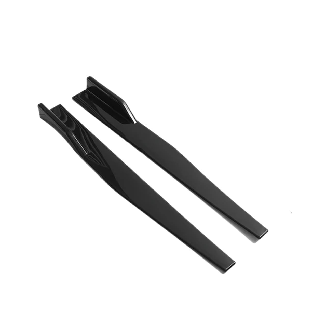 Universal Seitenschweller Tuning Autozubehör Universal 86cm Seitenschweller Verlängerungsplatte Autoscooter Nachrüstsatz Autoscooter Zubehör(Bright Black) von CDQMTGCM