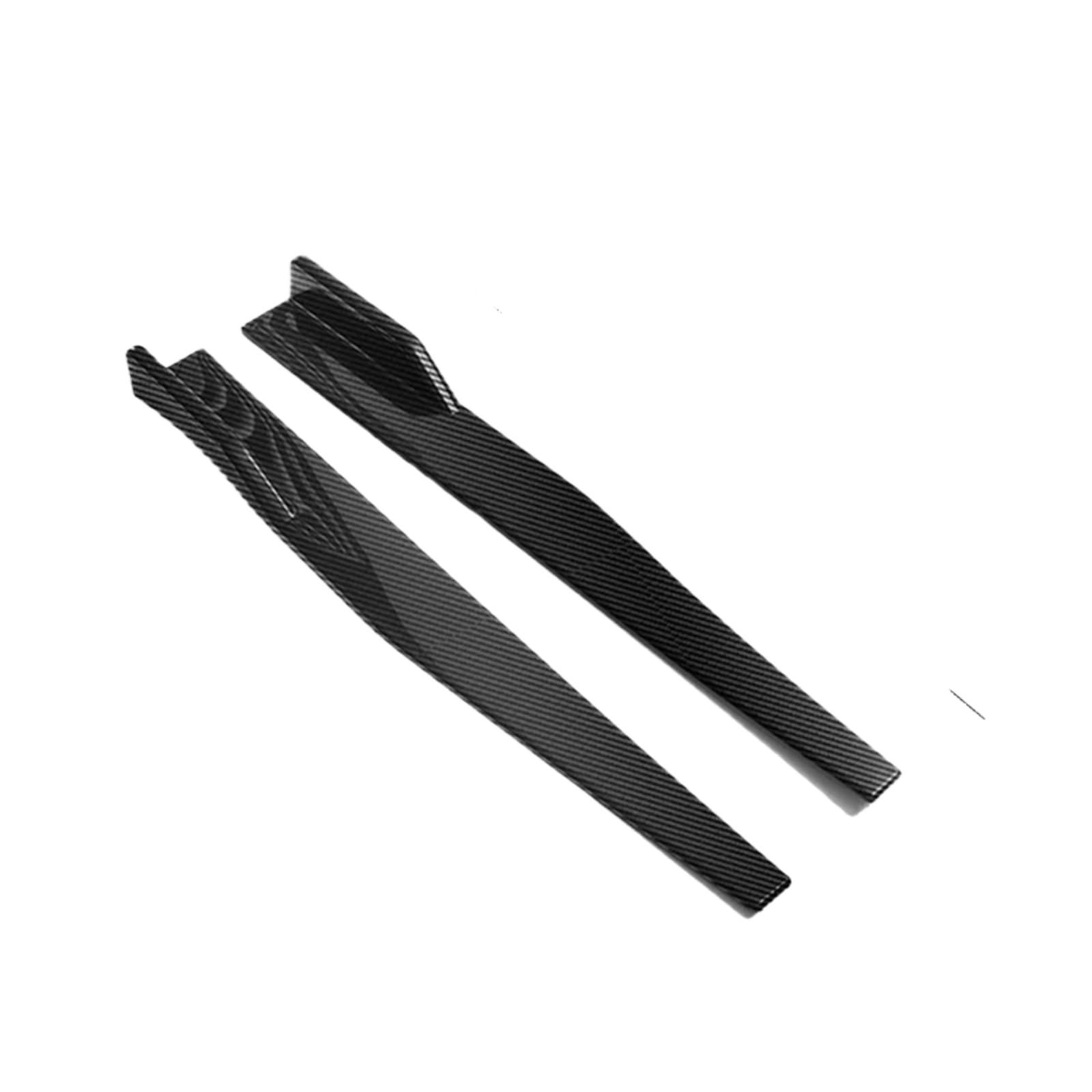 Universal Seitenschweller Tuning Autozubehör Universal 86cm Seitenschweller Verlängerungsplatte Autoscooter Nachrüstsatz Autoscooter Zubehör(Carbon Fibre) von CDQMTGCM