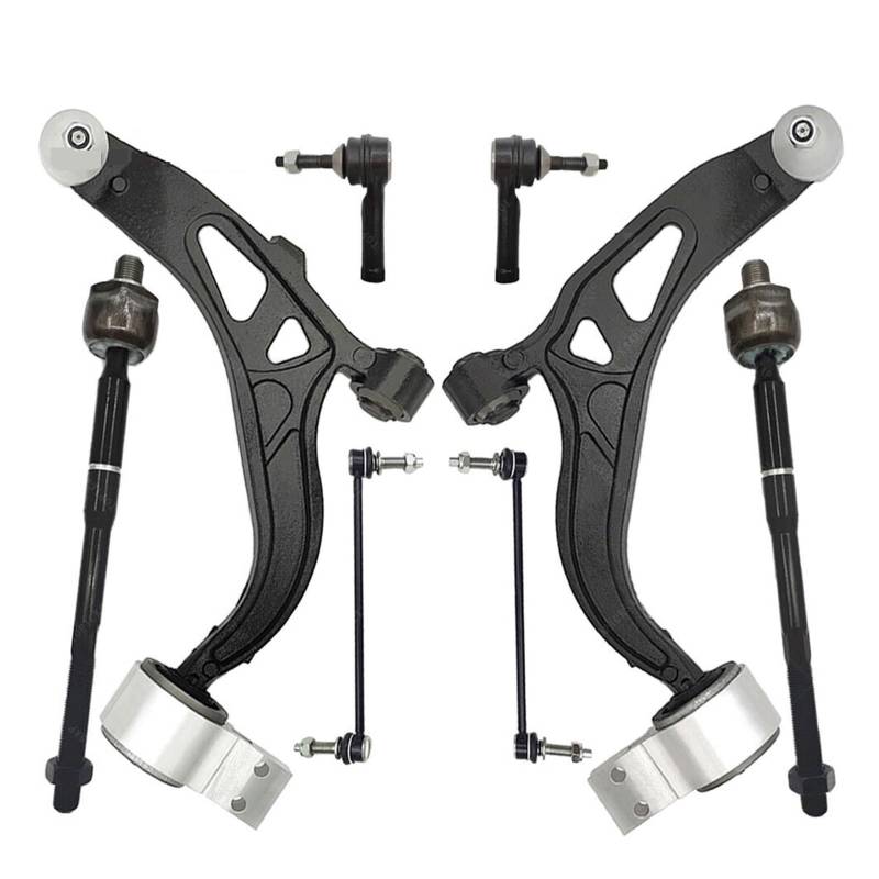 Vordere untere Querlenkerbuchsen Spurstangen Stabilisatorstangen Kits Kompatibel für Ford Explorer 2011 2012-2016 2017 von CDQMTGCM