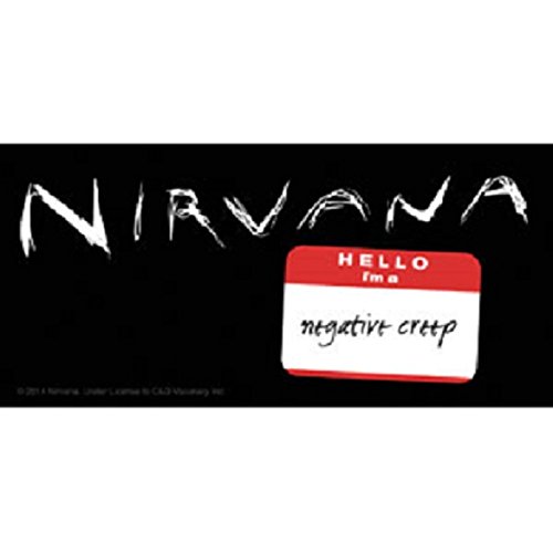 Nirvana Aufkleber Sticker Smiley Bands Musik Rock Grunge Kurt Cobain Rock'n'Roll Wings Flügel von CDS