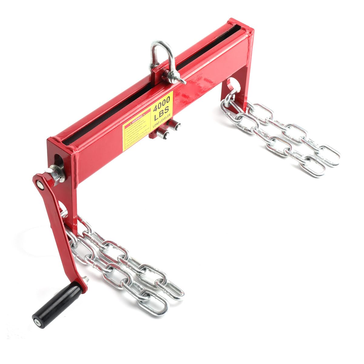 CDZHLTG Heavy Duty Balancierer Positionierer für Motorkran Werkstattkran Hebekran Traverse Kran Werkstatt mit verstellbarem Handkurbel & 2 Ketten, 2 Ton / 4000lbs Kapazität, Rot CDZHLTG Heavy Duty Balancierer Positionierer für Motorkran Werkstattkran Hebekran Traverse Kran Werkstatt mit verstellbarem Handkurbel & 2 Ketten, 2 Ton / 4000lbs Kapazität, Rot von CDZHLTG