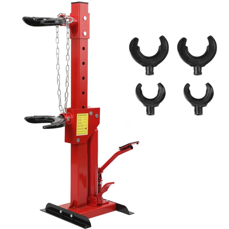CDZHLTG Hydraulischer Federspanner 3 Tonnen 6600LBS KFZ Werkzeug Federbeinspanner Federbein Spanner 3T Hydraulischer Federkompressor 7-Fach Verstellbar Steuerung Hydraulisches Werkzeug von CDZHLTG