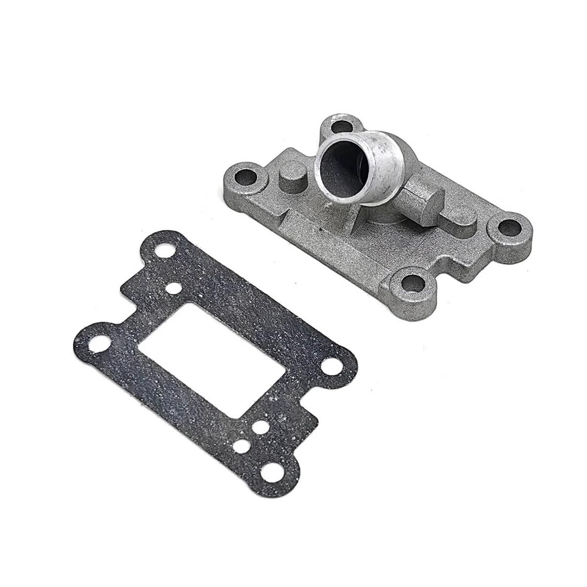 Ansaugkrümmer und Membranventil kompatibel mit 50ccm 2-Takt luftgekühlten Motoren S6E S6T Dirt Bikes(Intake Gasket) von CEESuEB