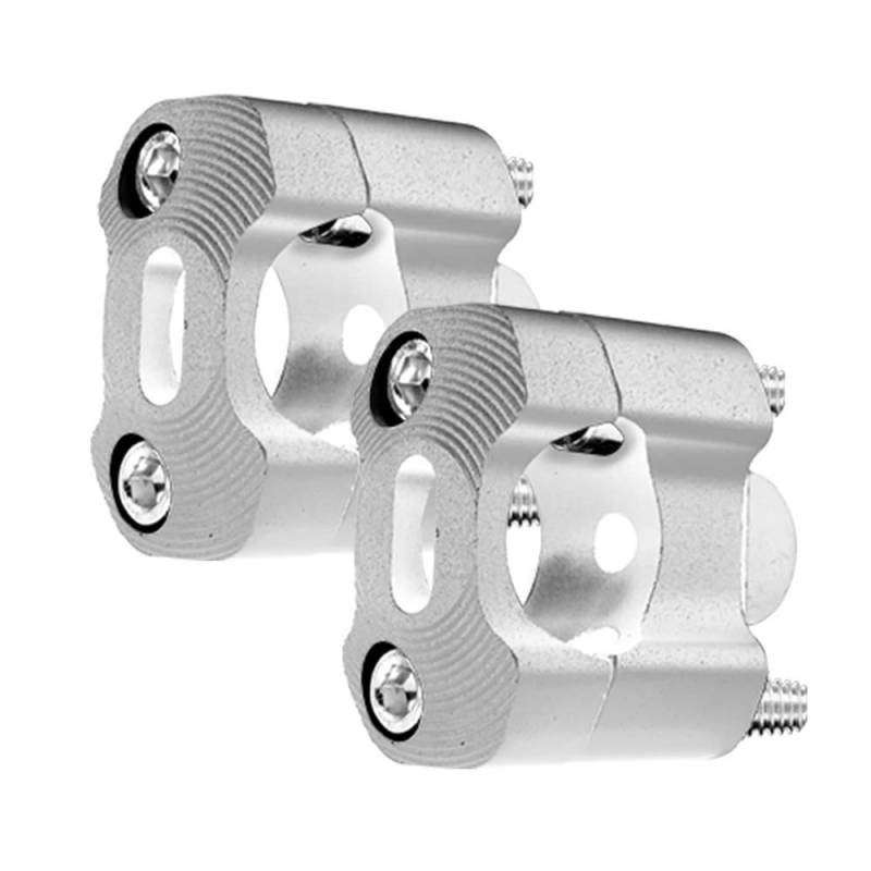 Für 7/8 "Motorrad 22 Mm 28 Mm 2 28 Mm 1 Paar Motorrad -Lenkerklemme Off -Straßen -Motorradstangenklemme Lenker -Risers Adapter(SILVER 22-28) von CEHAKDLRI